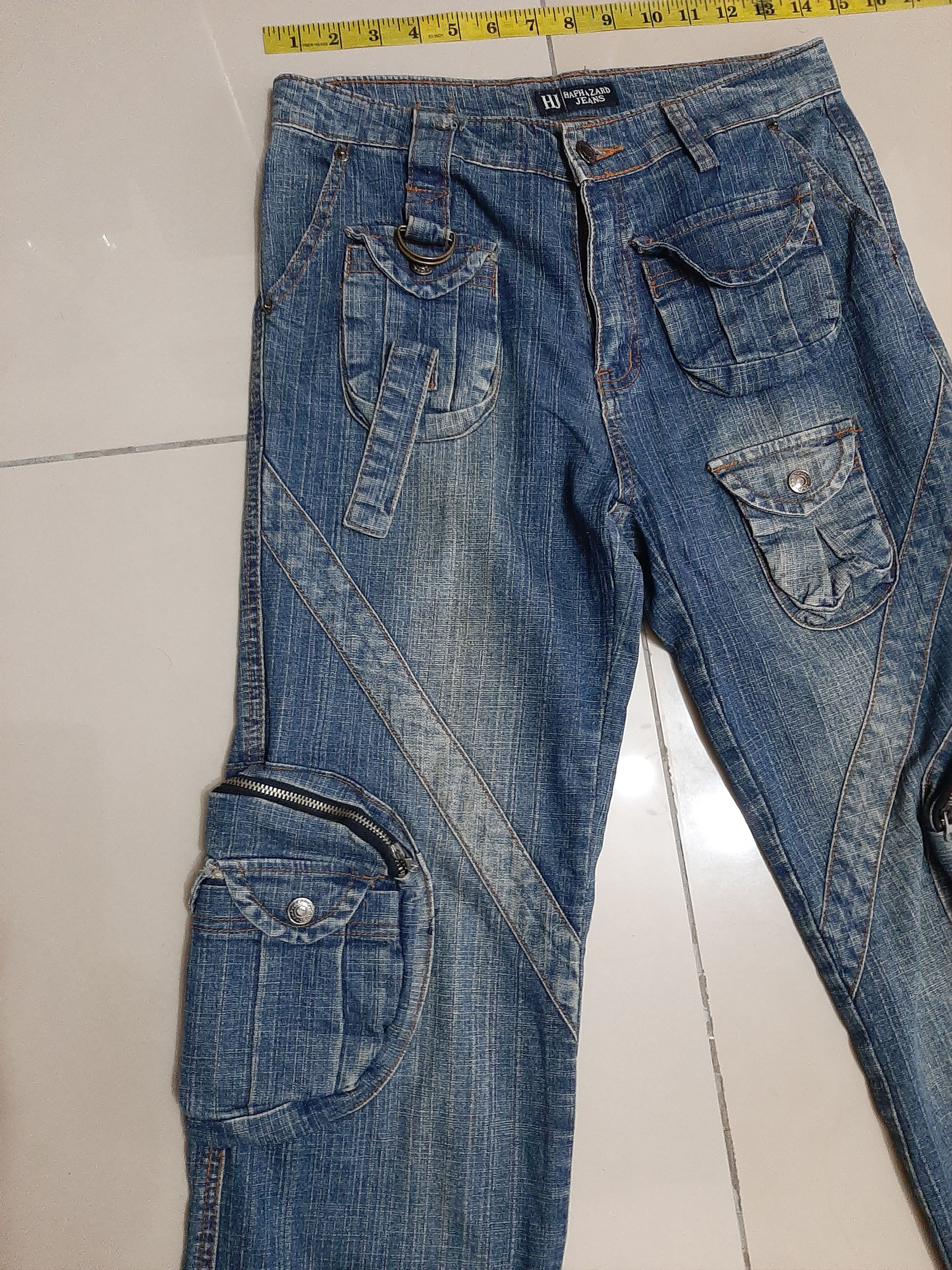 Hysteric Glamour The great of🔥🔥🔥 "multi pocket jeans"..🔥🔥🔥 Size 27" / US 4 / IT 40 - 7 Thumbnail