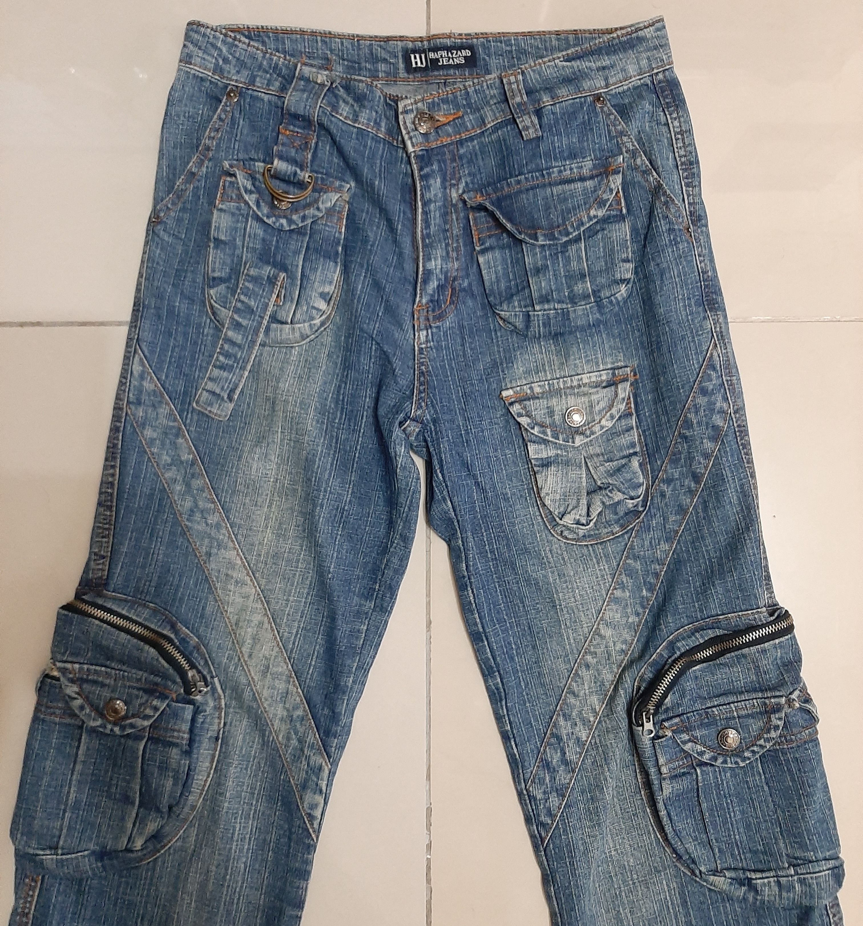 Hysteric Glamour The great of🔥🔥🔥 "multi pocket jeans"..🔥🔥🔥 Size 27" / US 4 / IT 40 - 5 Thumbnail