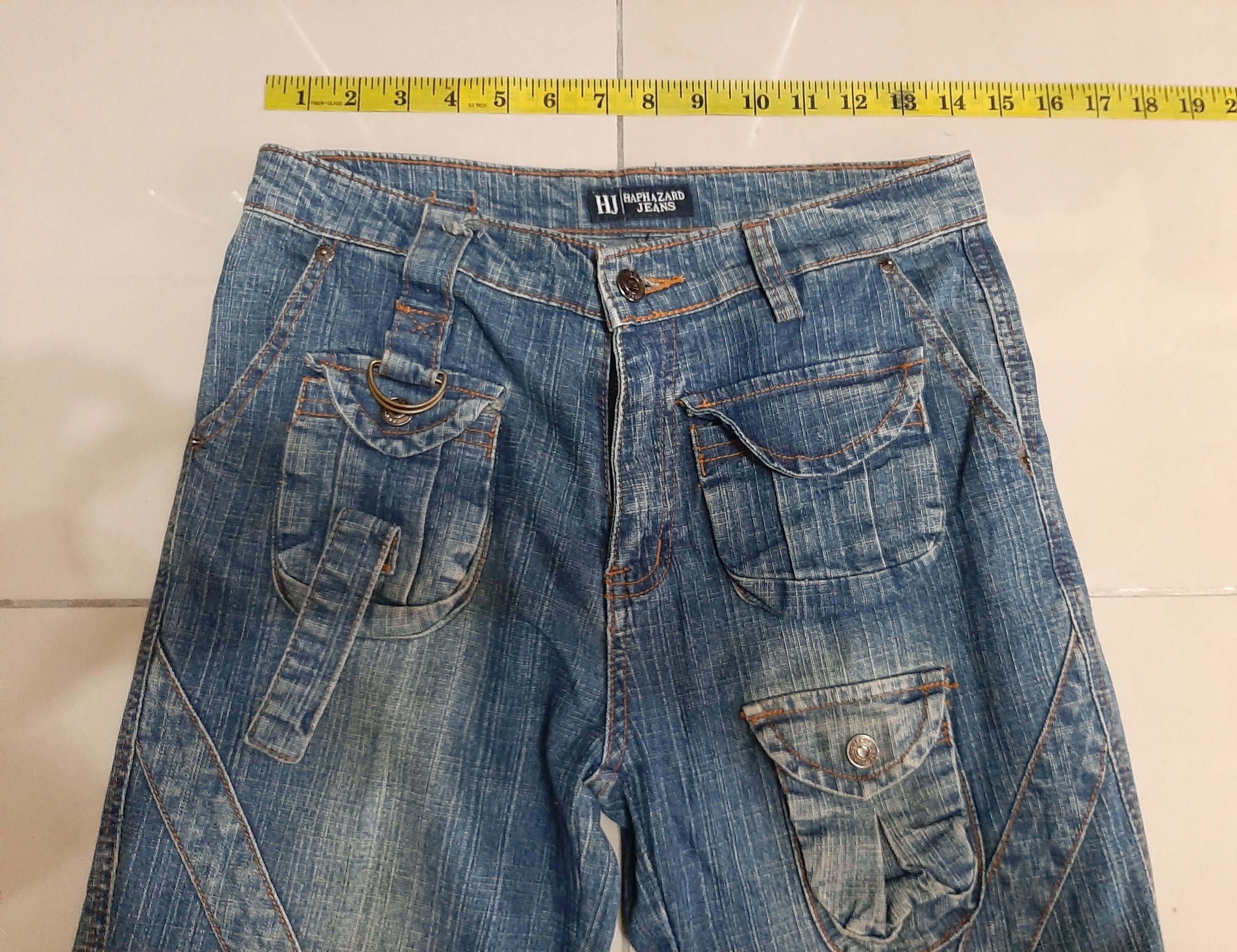Hysteric Glamour The great of🔥🔥🔥 "multi pocket jeans"..🔥🔥🔥 Size 27" / US 4 / IT 40 - 2 Thumbnail