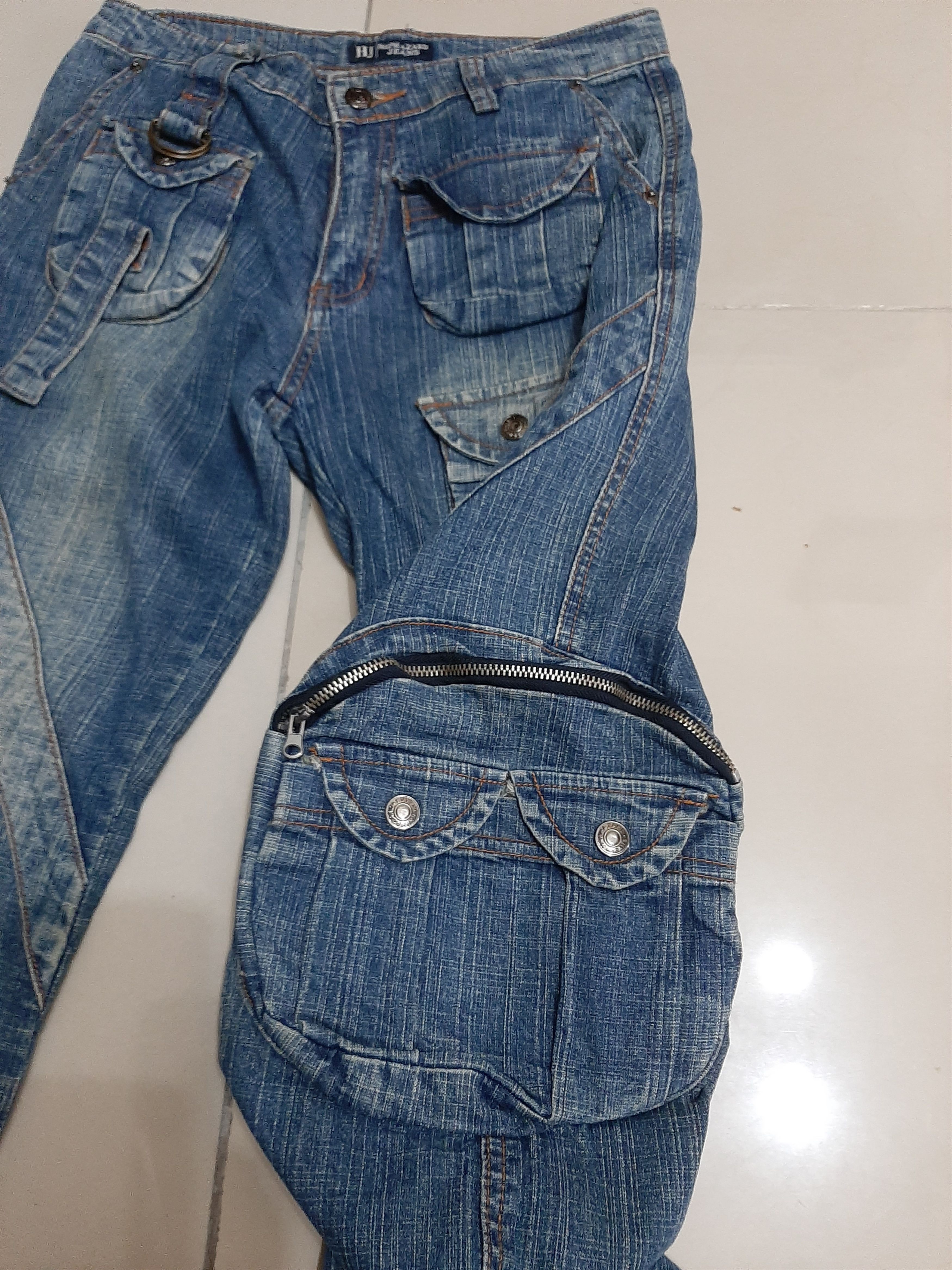 Hysteric Glamour The great of🔥🔥🔥 "multi pocket jeans"..🔥🔥🔥 Size 27" / US 4 / IT 40 - 10 Thumbnail