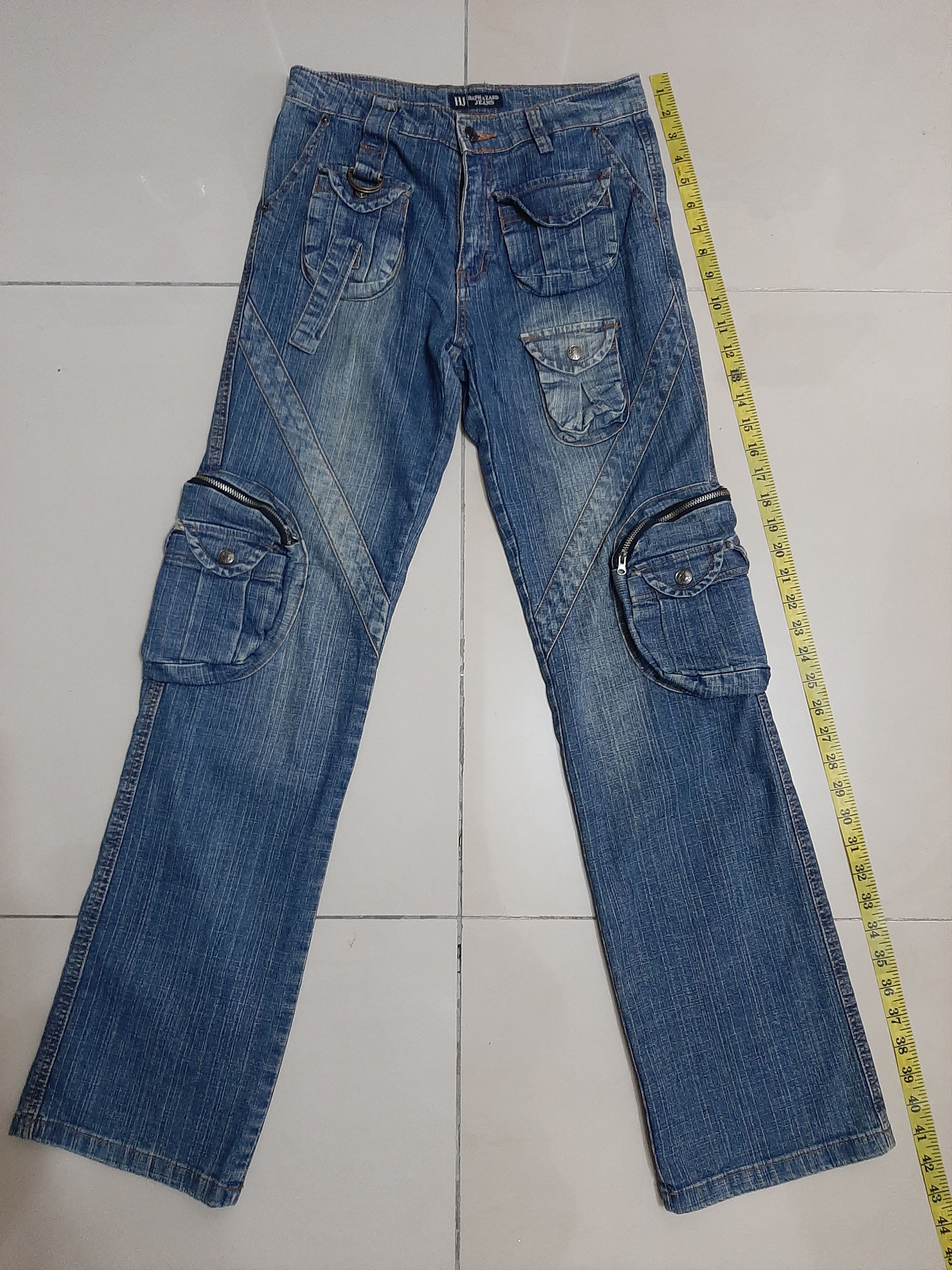 Hysteric Glamour The great of🔥🔥🔥 "multi pocket jeans"..🔥🔥🔥 Size 27" / US 4 / IT 40 - 1 Thumbnail