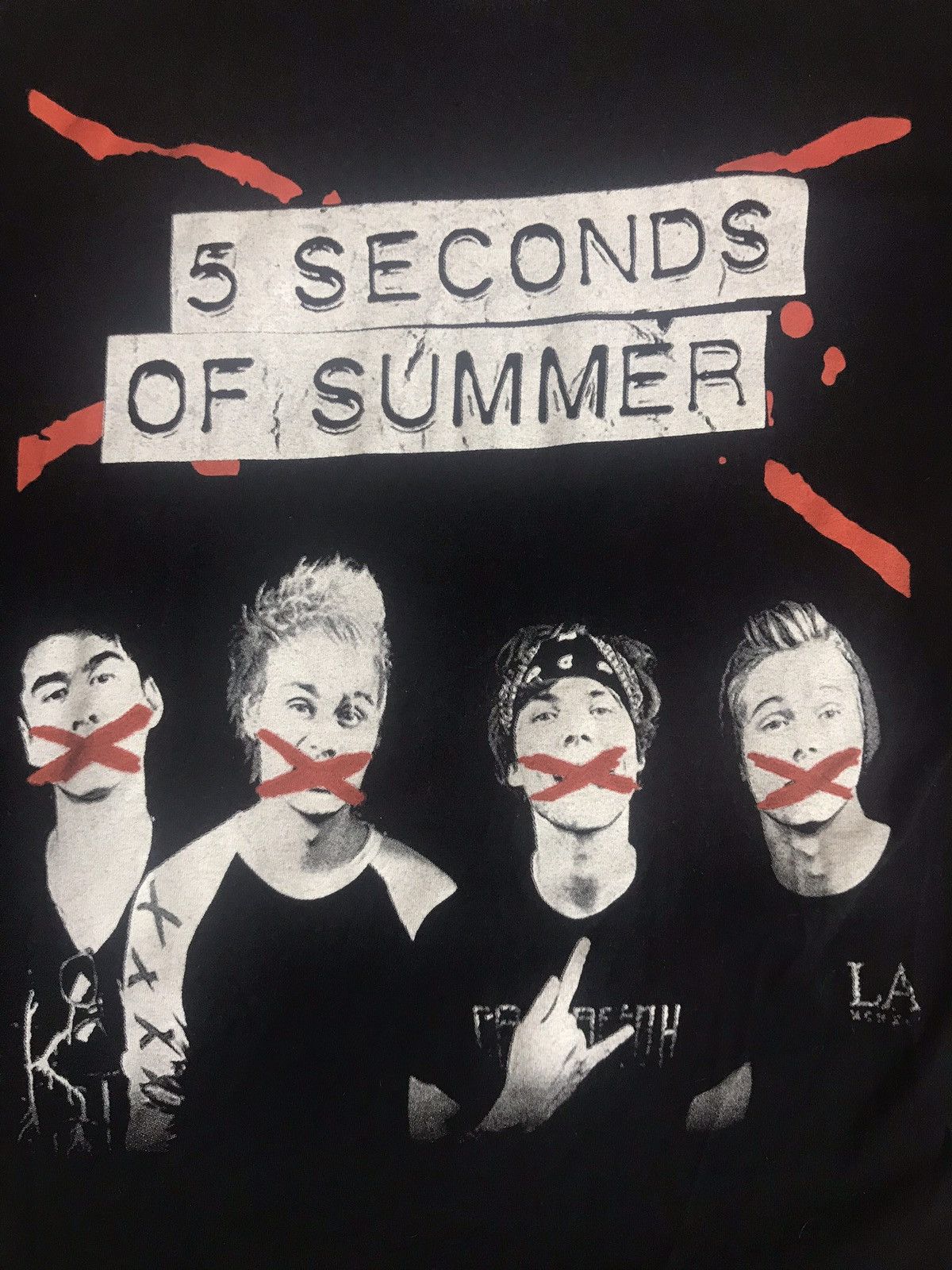 Band Tees 5 seconds of Summer 2015 tour t-shirt Size US M / EU 48-50 / 2 - 2 Thumbnail
