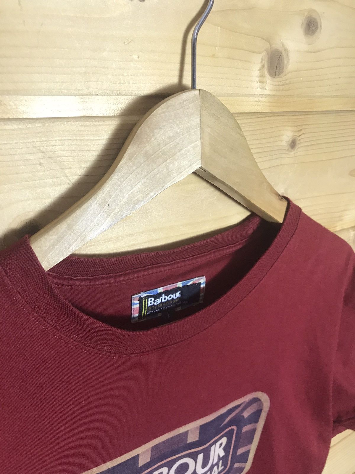 Barbour Barbour International big logo t-shirt Size US L / EU 52-54 / 3 - 4 Thumbnail