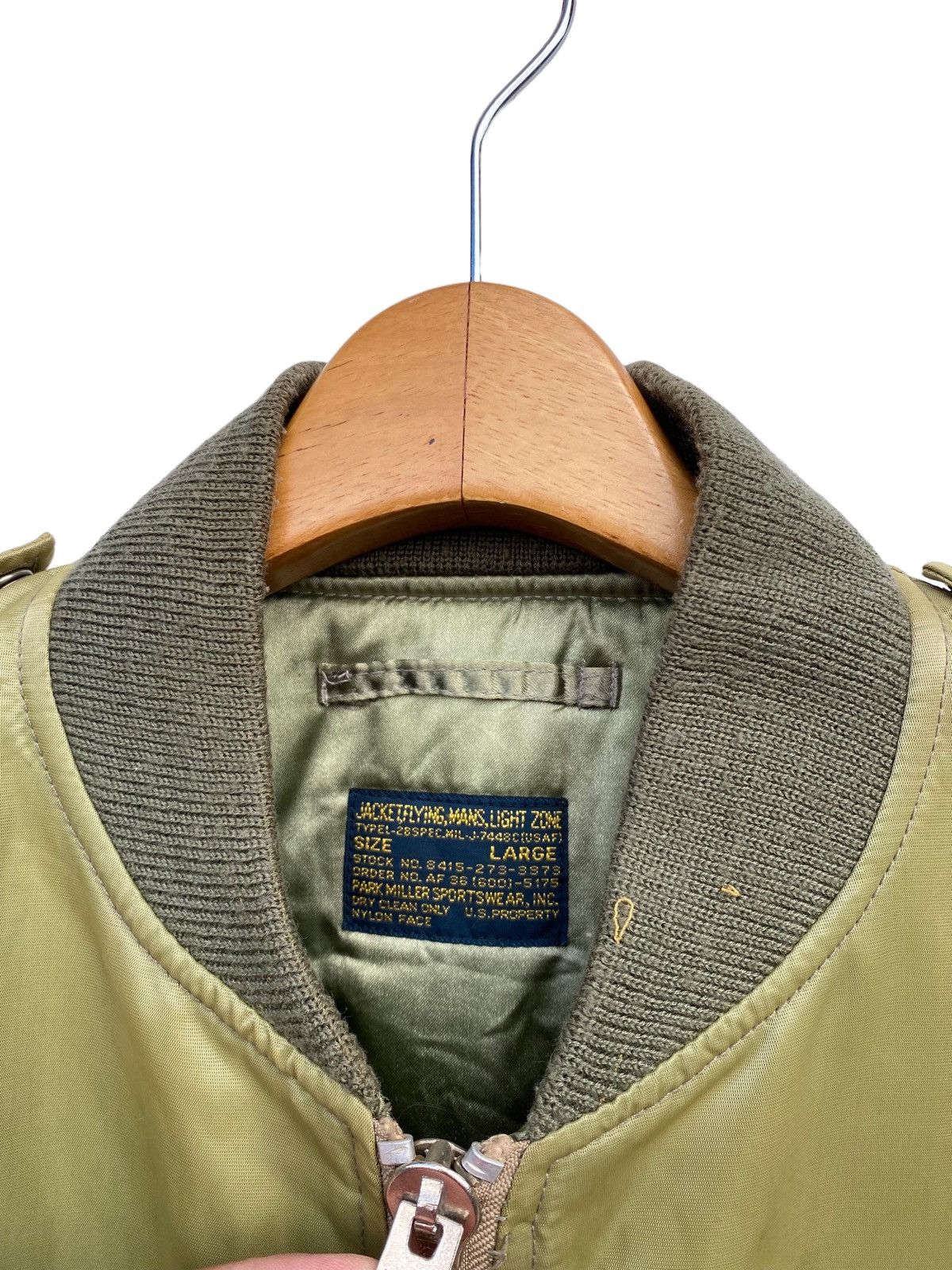 Japanese Brand Vintage US Army Bomber Jacket by Park Miller Size US L / EU 52-54 / 3 - 5 Thumbnail