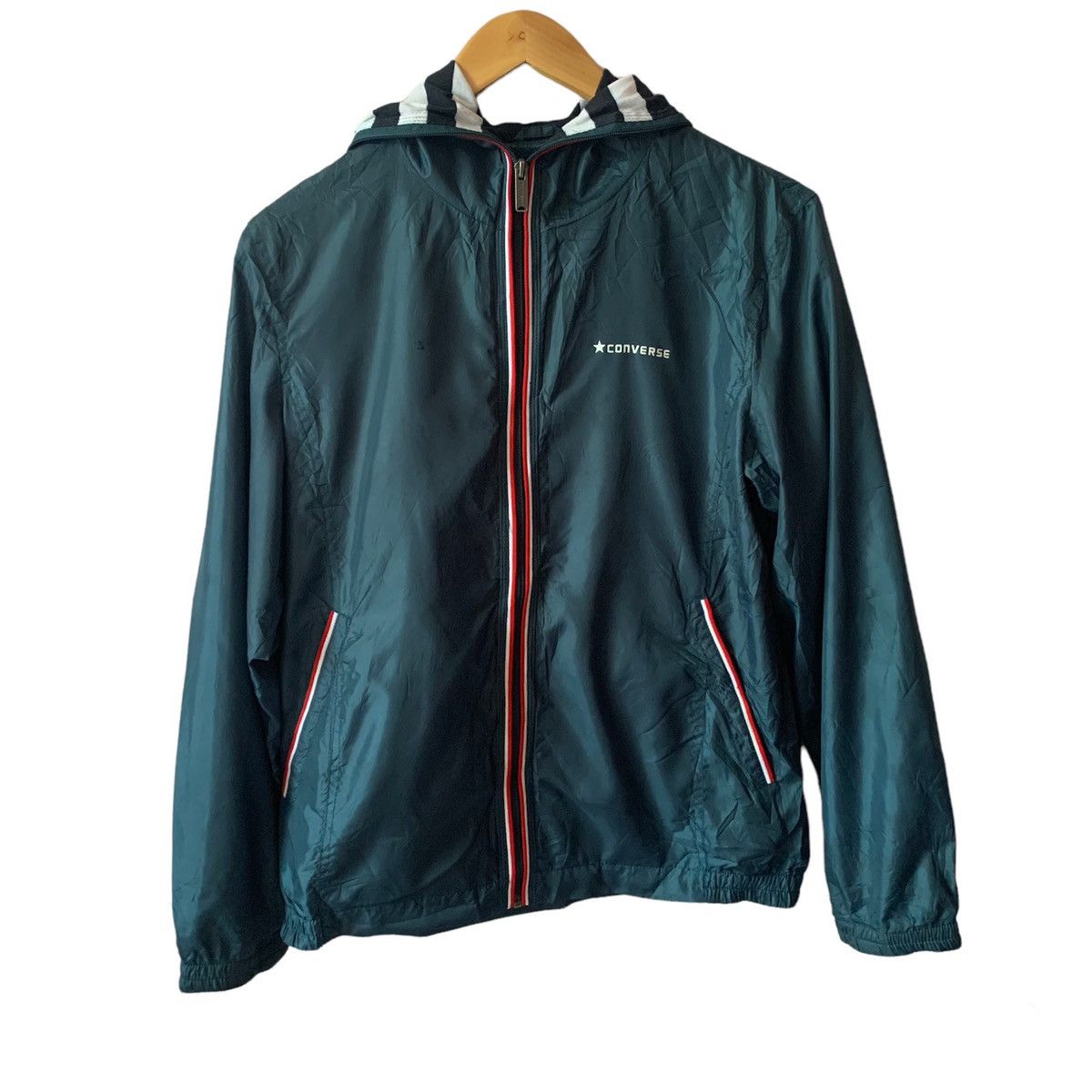 Converse × Vintage Vintage Converse All Star Vintage Windbreaker Size US M / EU 48-50 / 2 - 1 Thumbnail