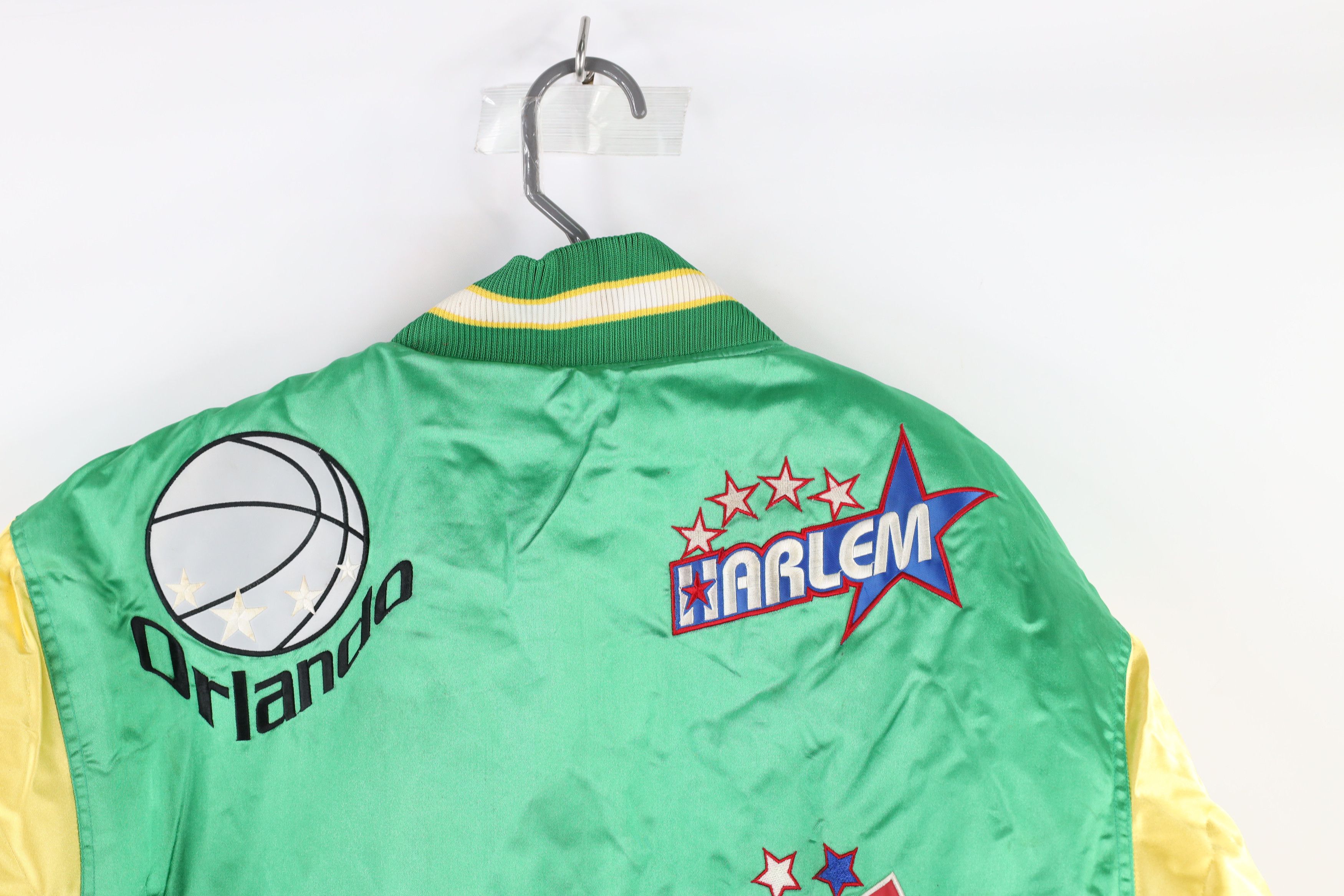 Vintage NOS Vintage 90s Streetwear Team Logo Satin Bomber Jacket Size US XL / EU 56 / 4 - 14 Thumbnail