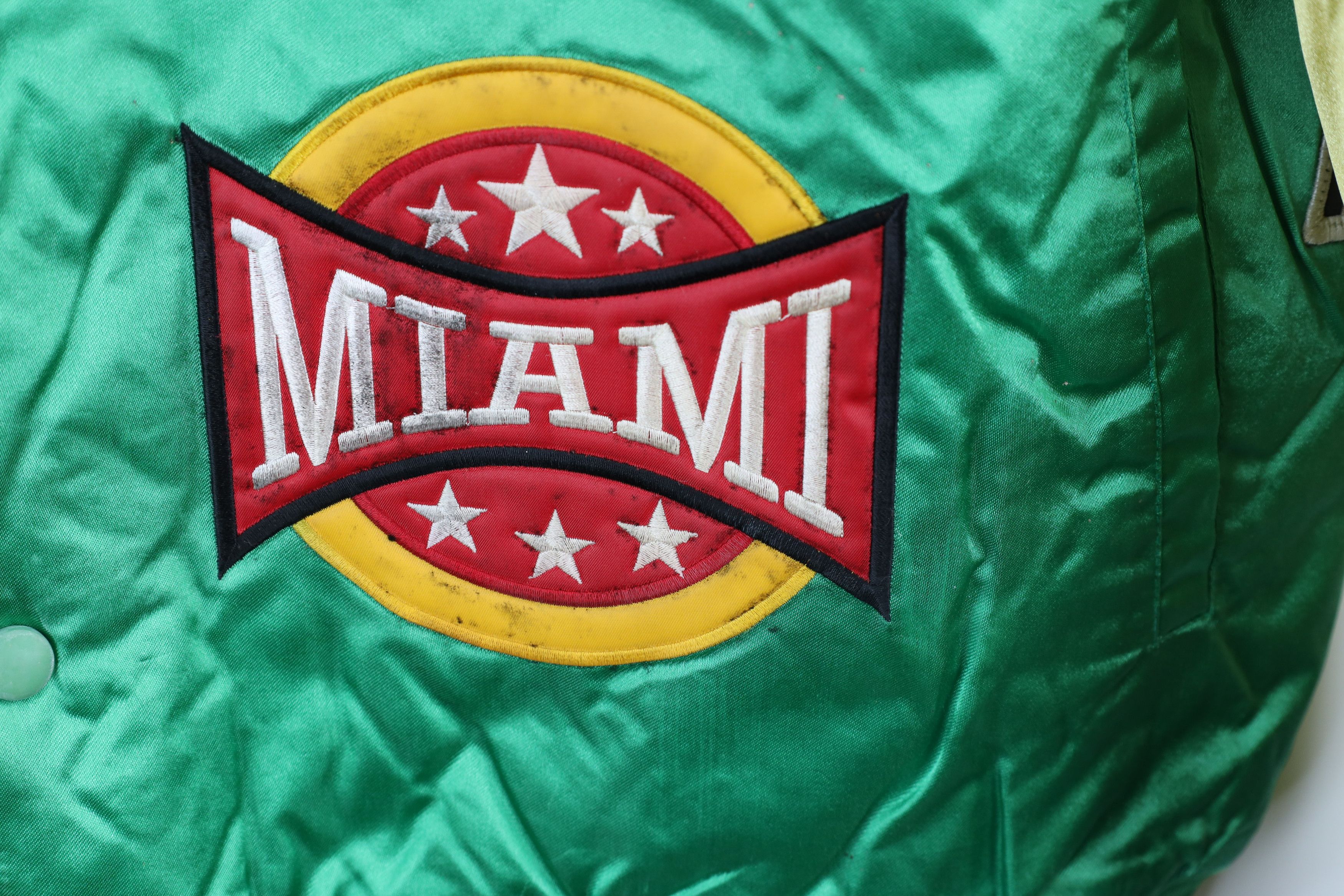 Vintage NOS Vintage 90s Streetwear Team Logo Satin Bomber Jacket Size US XL / EU 56 / 4 - 6 Thumbnail