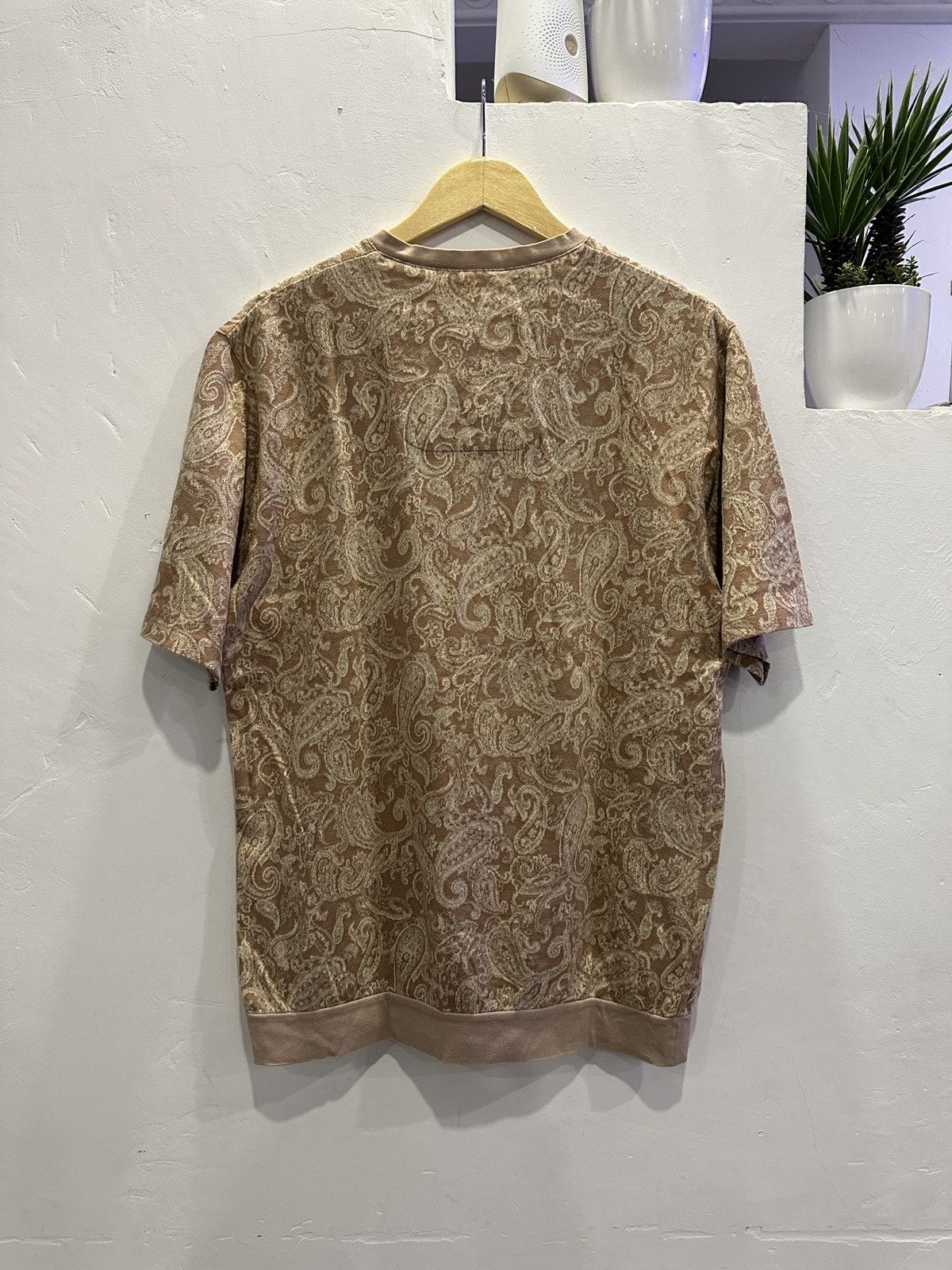 Burberry Vintage Burberry Paisley Button Up Tshirt Size US L / EU 52-54 / 3 - 2 Thumbnail