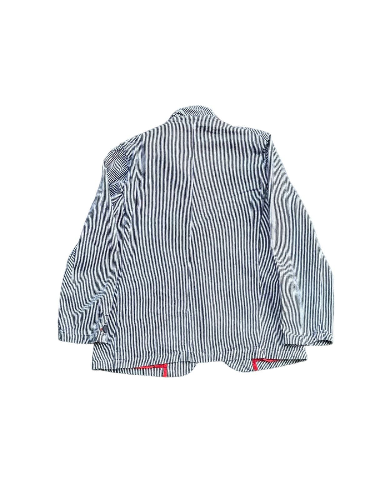 Japanese Brand Famock Hickory Denim Coat Size US L / EU 52-54 / 3 - 5 Thumbnail