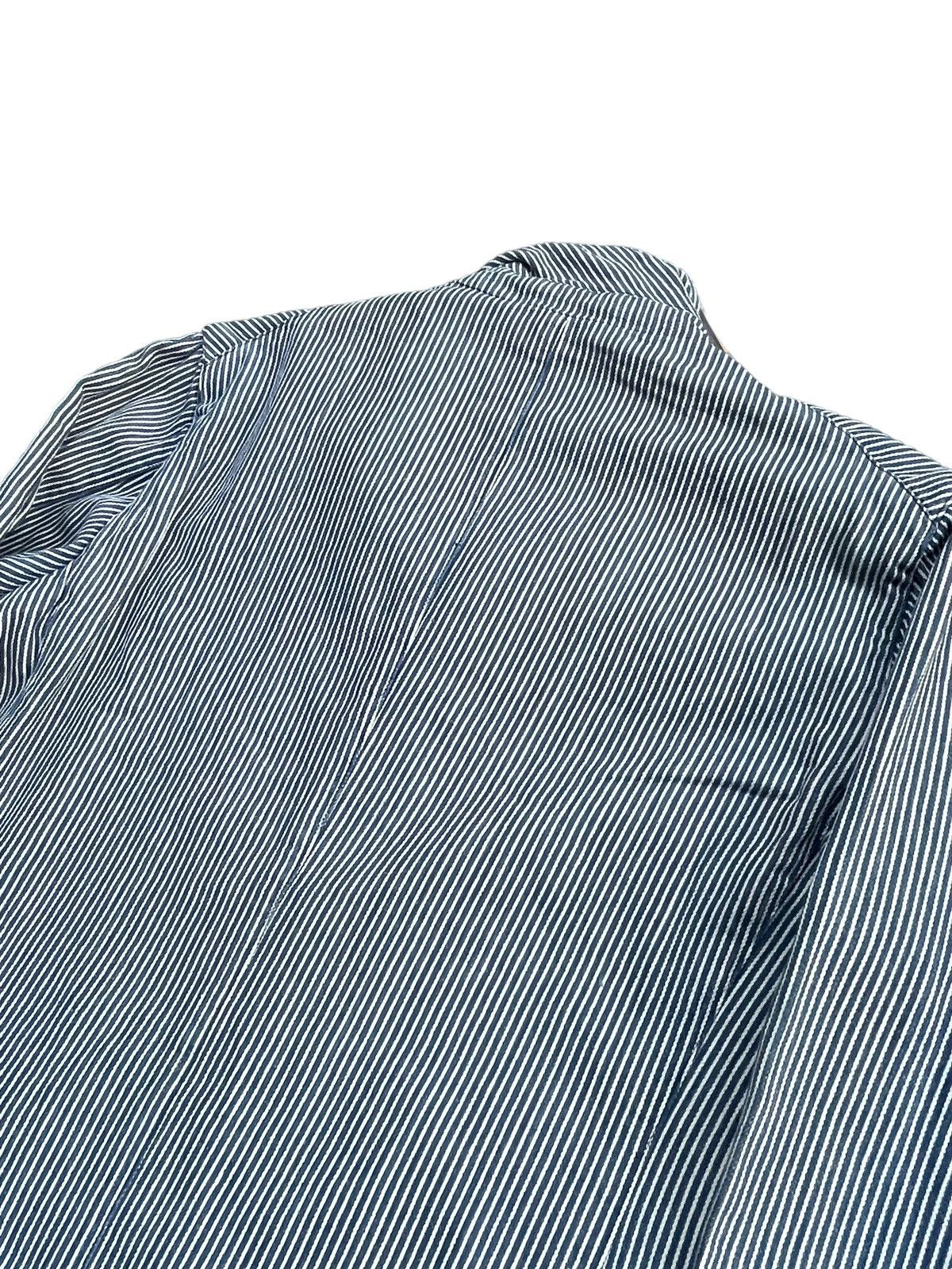 Japanese Brand Famock Hickory Denim Coat Size US L / EU 52-54 / 3 - 6 Thumbnail