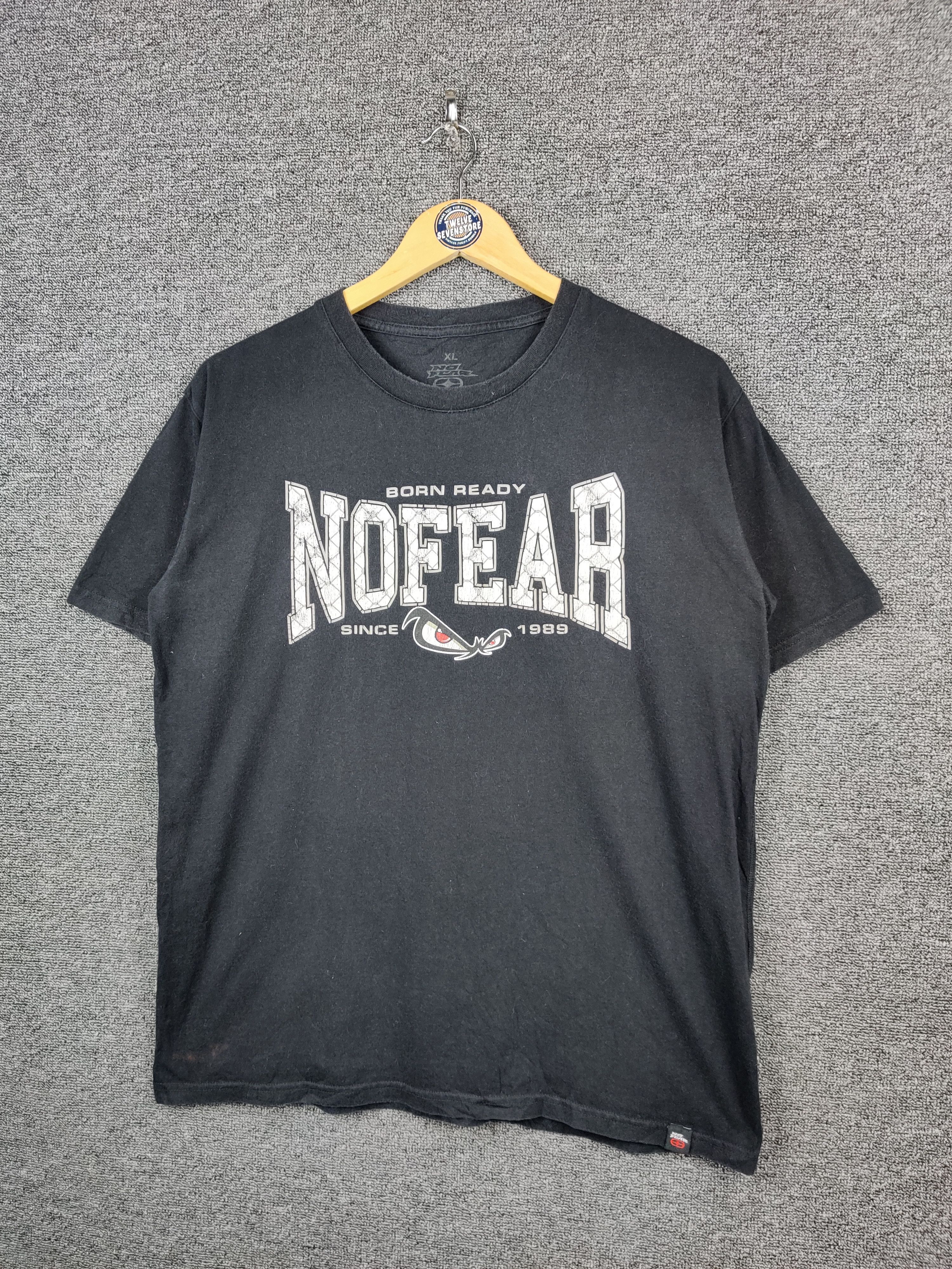 No Fear Vintage 90's No Fear Born Ready Skateboard Tee Tshirt Size US XL / EU 56 / 4 - 2 Thumbnail