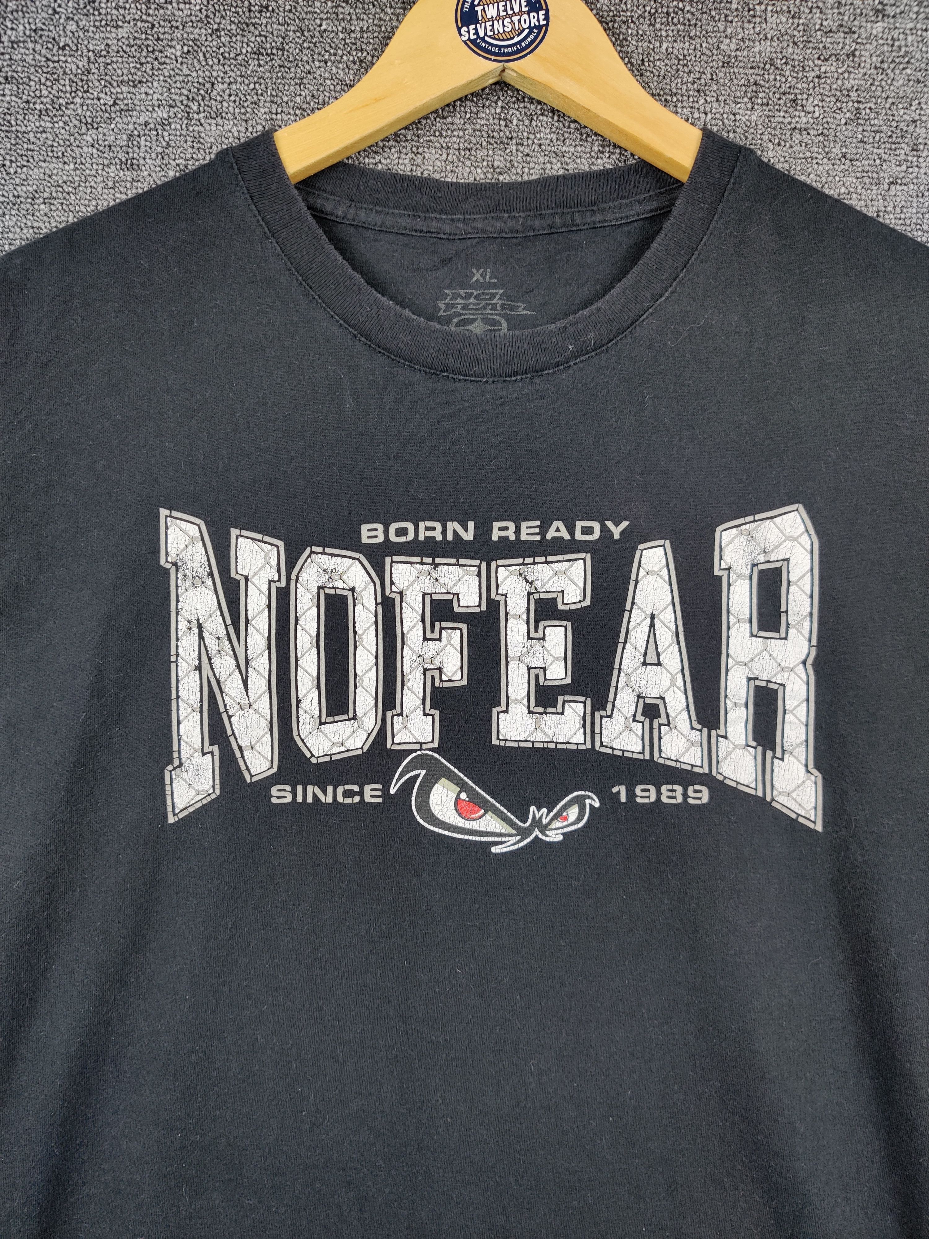 No Fear Vintage 90's No Fear Born Ready Skateboard Tee Tshirt Size US XL / EU 56 / 4 - 4 Thumbnail