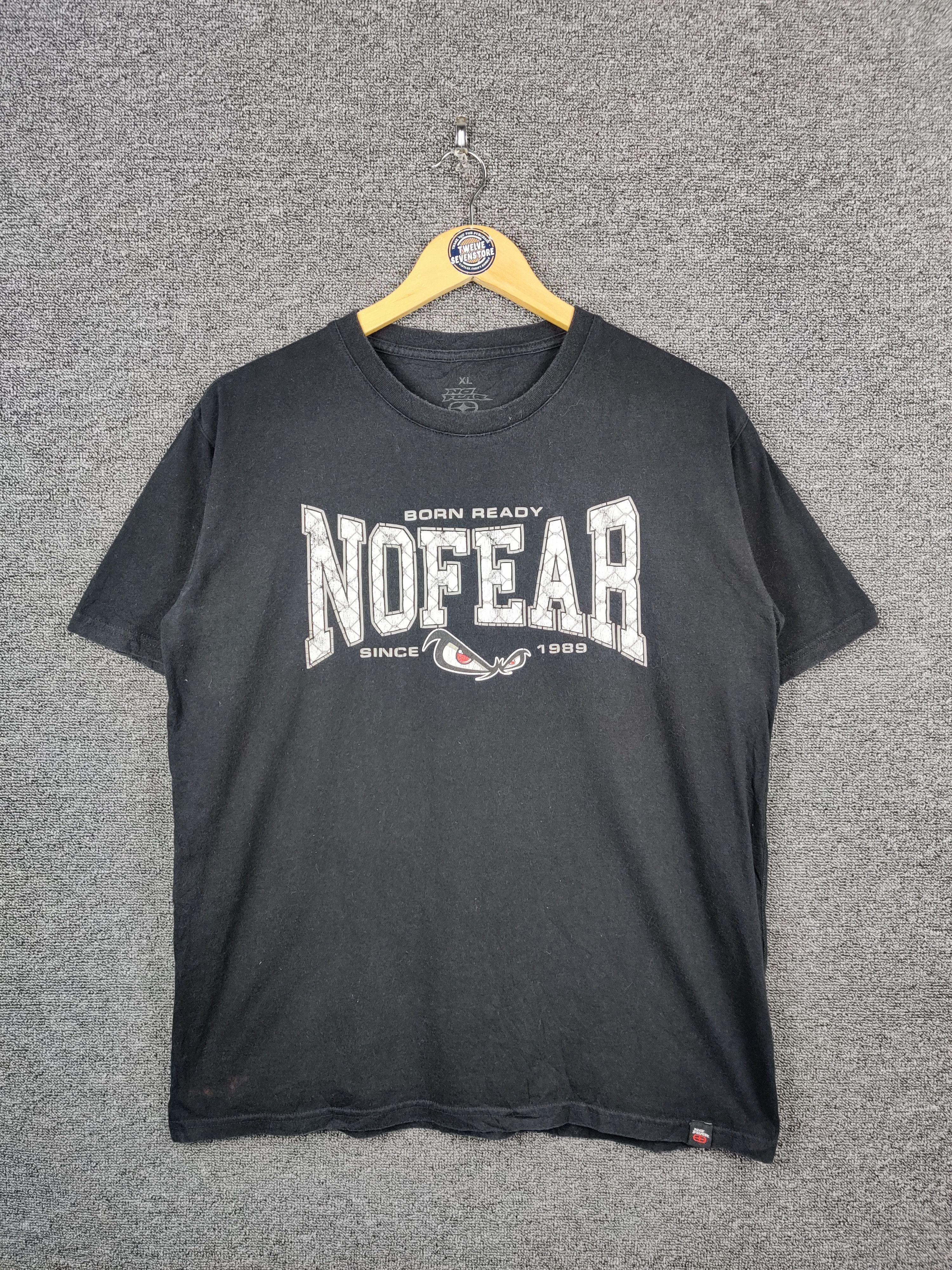 No Fear Vintage 90's No Fear Born Ready Skateboard Tee Tshirt Size US XL / EU 56 / 4 - 1 Thumbnail