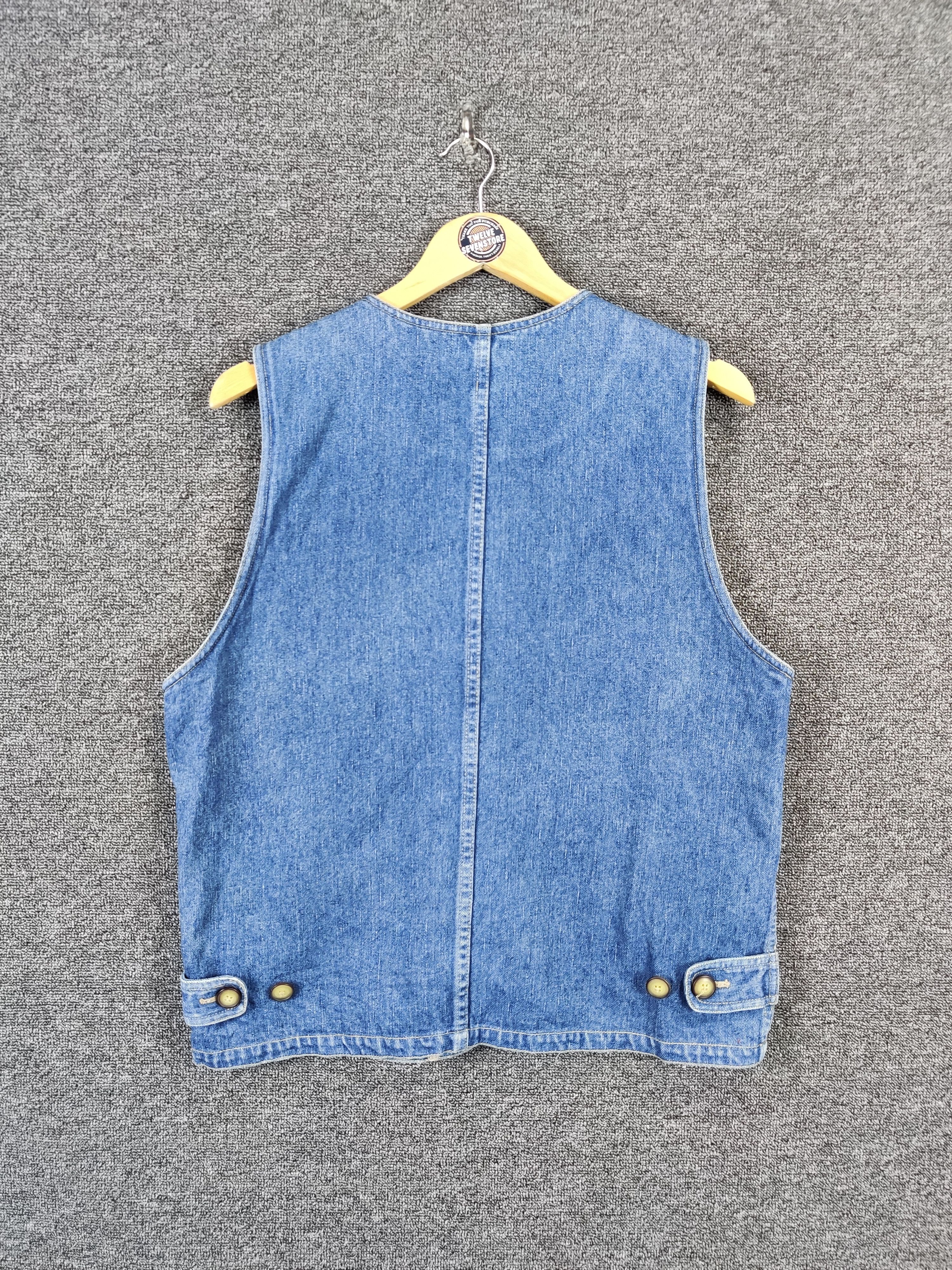 Japanese Brand Vintage East Boy Denim Vest Button Ups Size US M / EU 48-50 / 2 - 9 Thumbnail