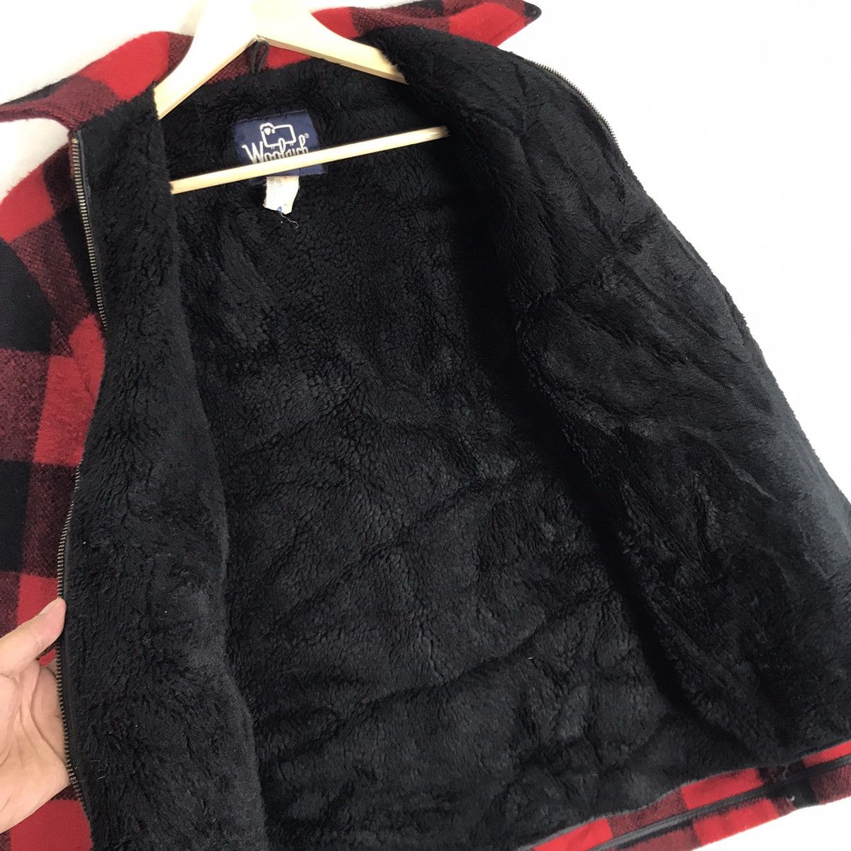 Woolrich Woolen Mills Vintage Woolrich Red Checks Plaid Wool Winter Jacket Size US M / EU 48-50 / 2 - 10 Thumbnail