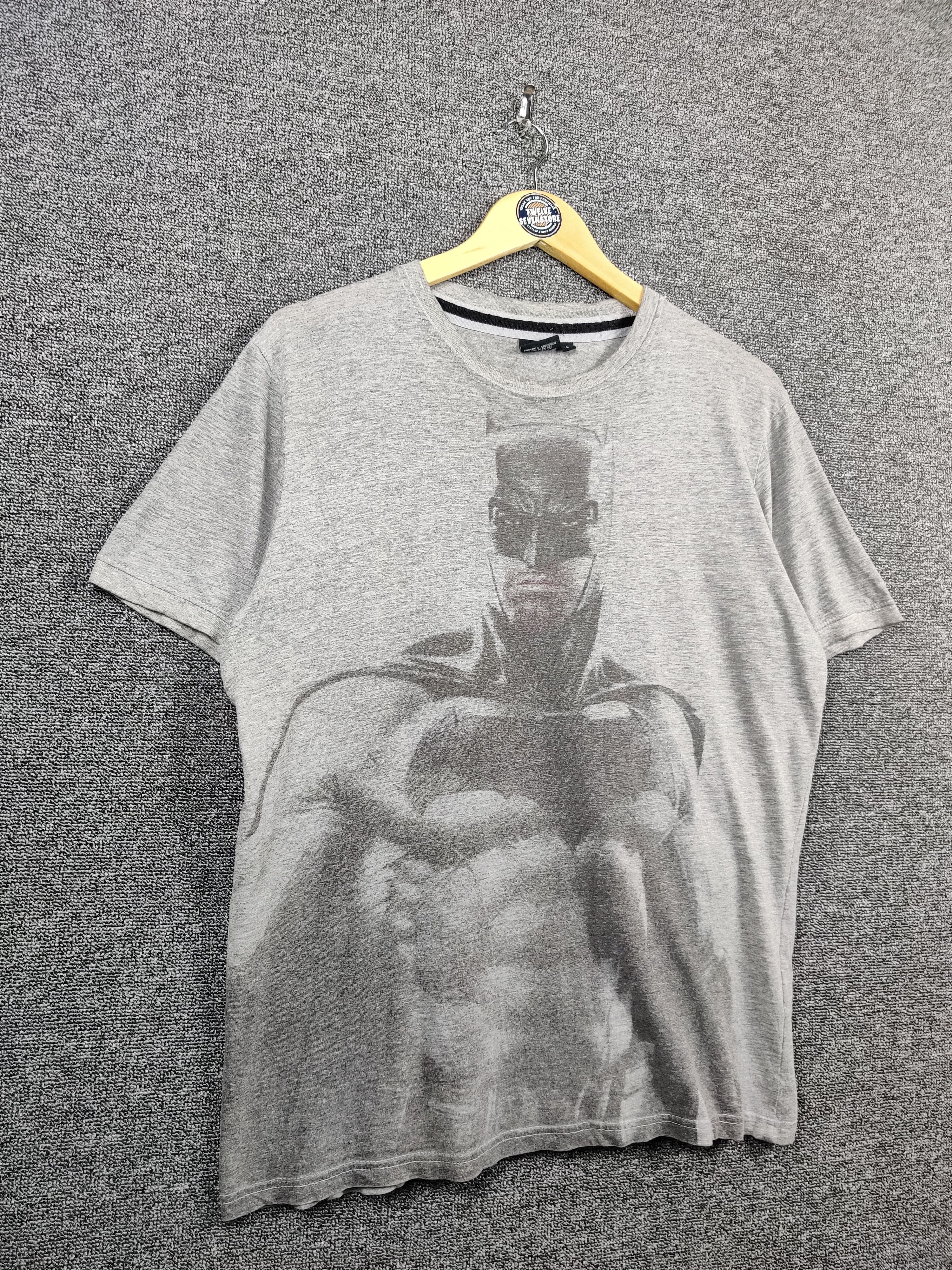 Marvel Comics Vintage Batman Superman Dawn Of Justice Overprint Tee Tshirt Size US L / EU 52-54 / 3 - 4 Thumbnail