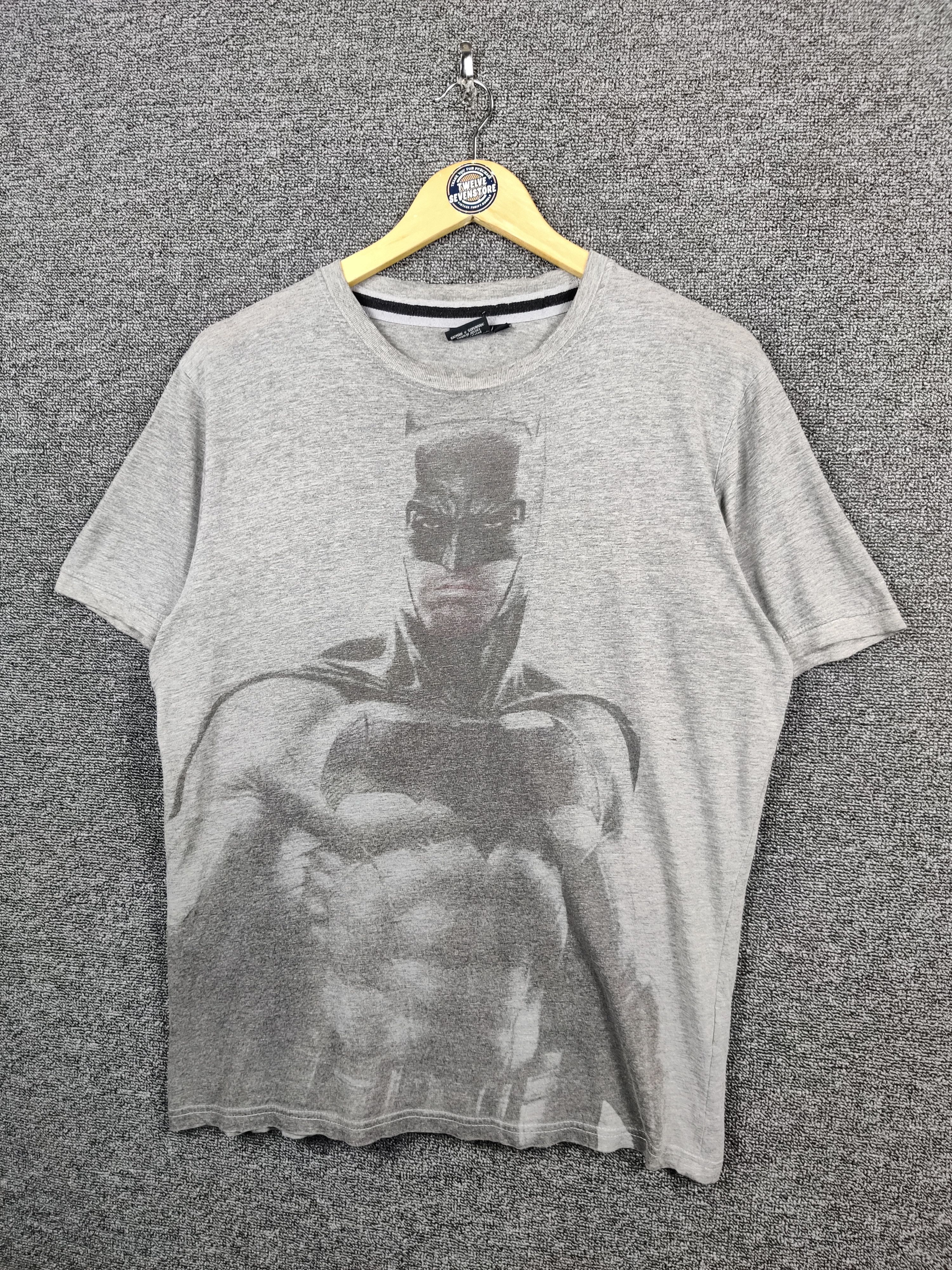 Marvel Comics Vintage Batman Superman Dawn Of Justice Overprint Tee Tshirt Size US L / EU 52-54 / 3 - 2 Thumbnail