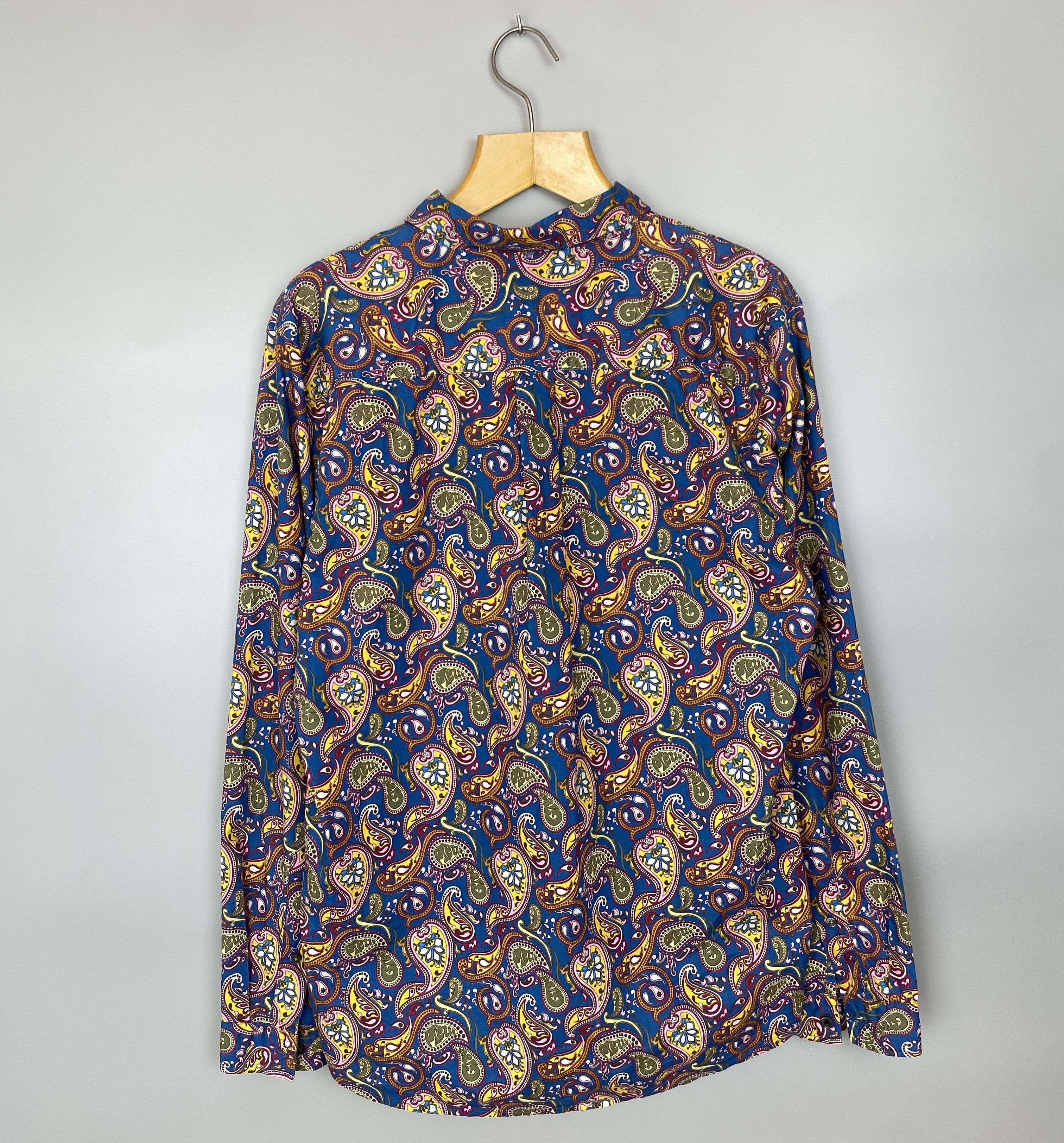 Pretty Green Pretty Green Destroyed Painting Printed Multicolor Shirt Size US L / EU 52-54 / 3 - 4 Thumbnail