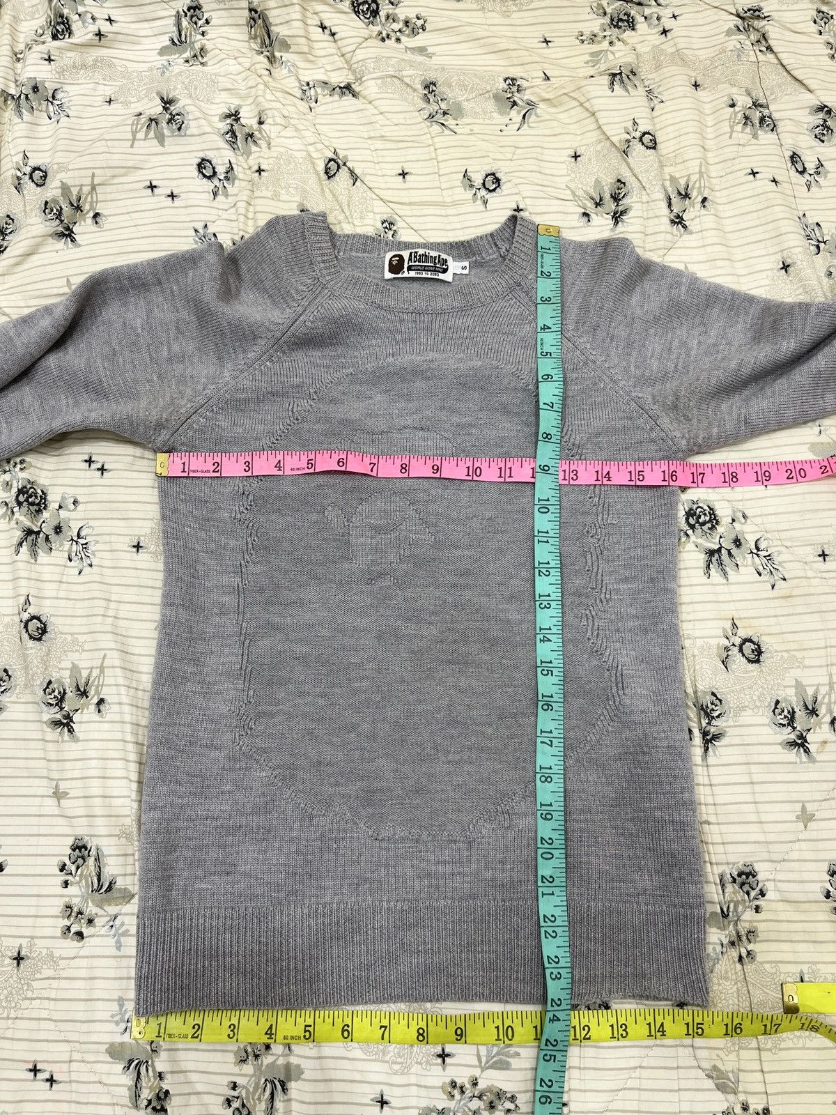 Bape JACQUARD APE HEAD SWEATER Size US S / EU 44-46 / 1 - 13 Thumbnail
