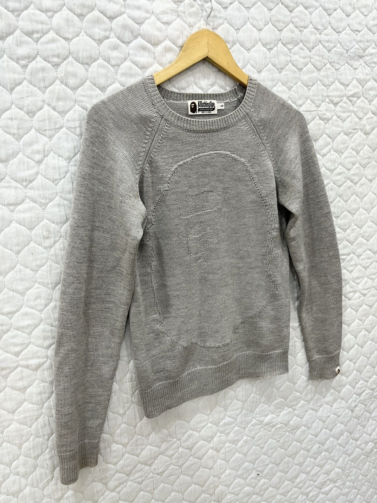Bape JACQUARD APE HEAD SWEATER Size US S / EU 44-46 / 1 - 3 Thumbnail
