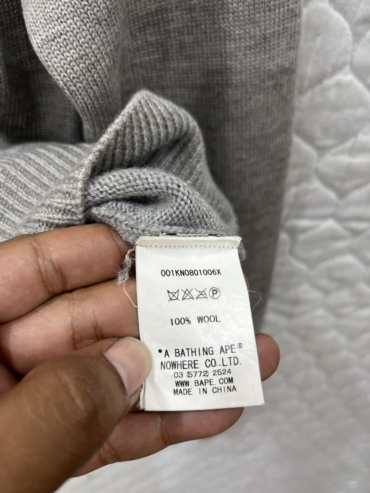 Bape JACQUARD APE HEAD SWEATER Size US S / EU 44-46 / 1 - 10 Thumbnail