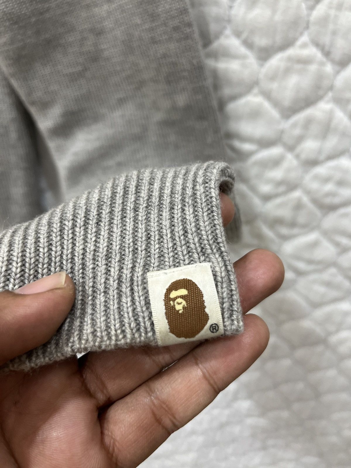 Bape JACQUARD APE HEAD SWEATER Size US S / EU 44-46 / 1 - 9 Thumbnail