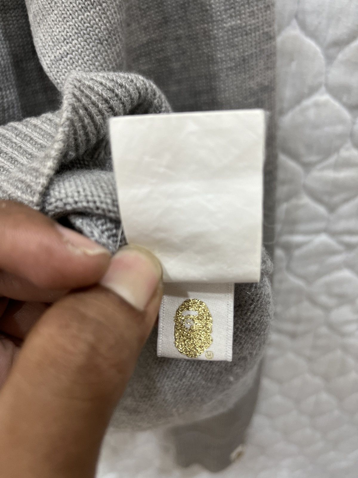 Bape JACQUARD APE HEAD SWEATER Size US S / EU 44-46 / 1 - 12 Thumbnail