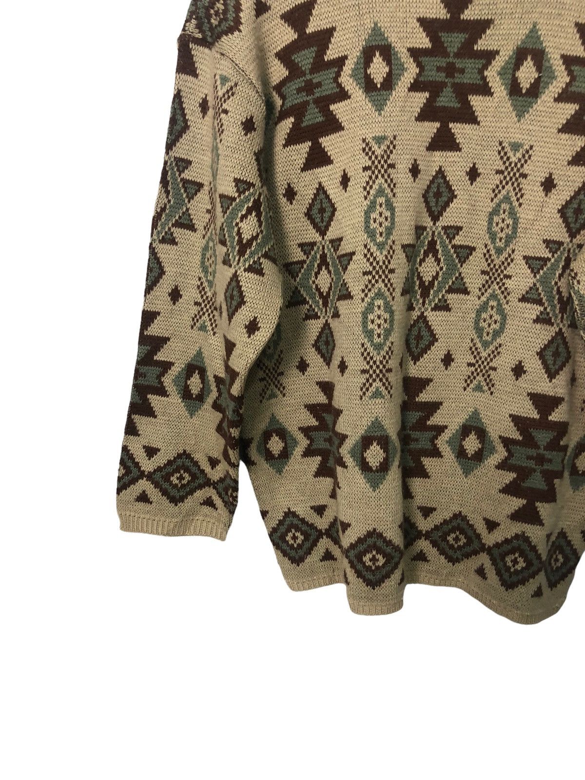Aran Isles Knitwear Vintage Palls Pyra Full Print Navajo Knitwear Sweater Jumper Size US M / EU 48-50 / 2 - 7 Thumbnail