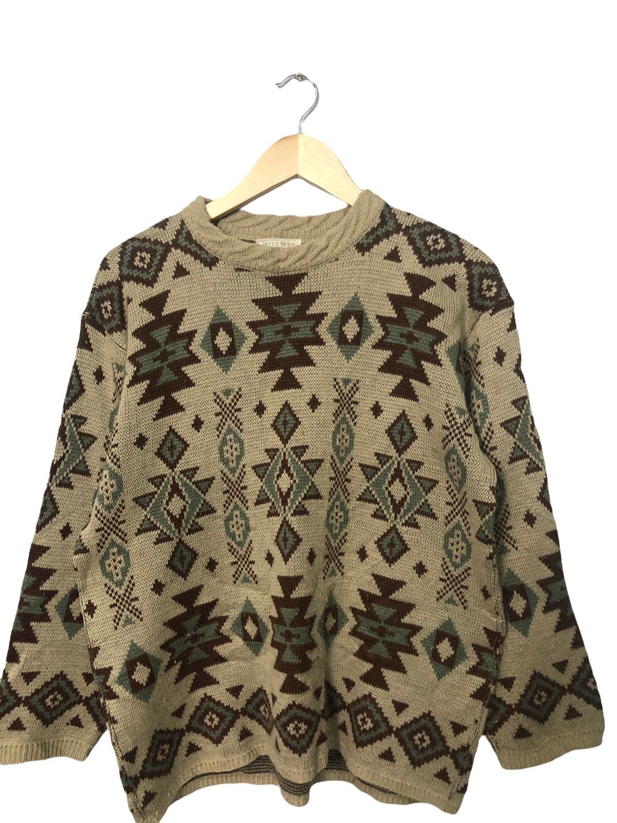 Aran Isles Knitwear Vintage Palls Pyra Full Print Navajo Knitwear Sweater Jumper Size US M / EU 48-50 / 2 - 4 Thumbnail