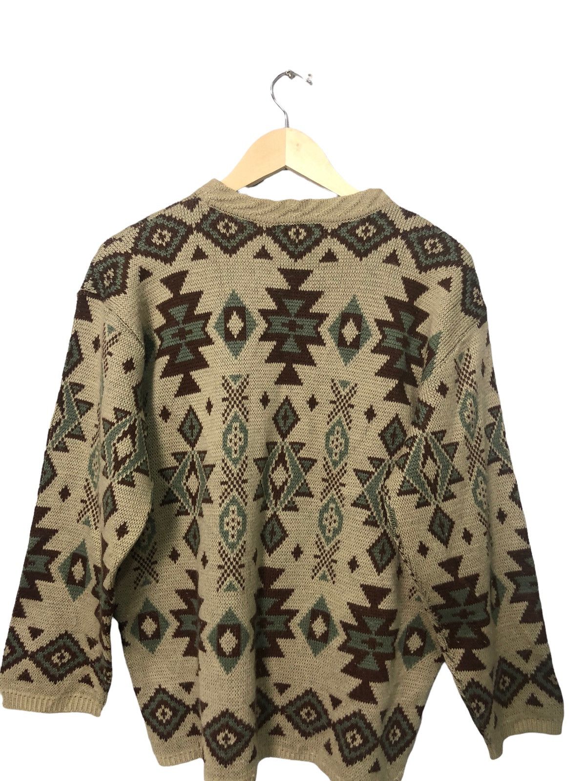 Aran Isles Knitwear Vintage Palls Pyra Full Print Navajo Knitwear Sweater Jumper Size US M / EU 48-50 / 2 - 8 Thumbnail