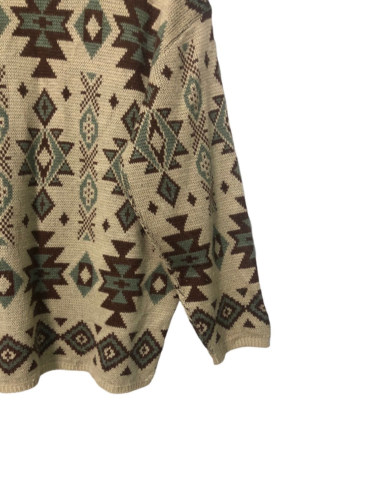 Aran Isles Knitwear Vintage Palls Pyra Full Print Navajo Knitwear Sweater Jumper Size US M / EU 48-50 / 2 - 6 Thumbnail