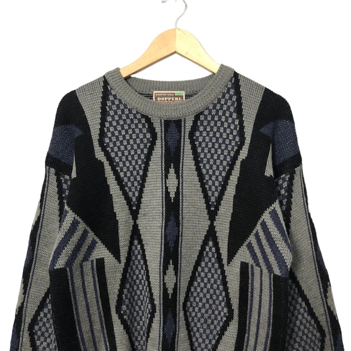 Aran Isles Knitwear Vintage Dopperi Crewneck Full Print Knitwear Sweater Jumper Size US M / EU 48-50 / 2 - 4 Thumbnail