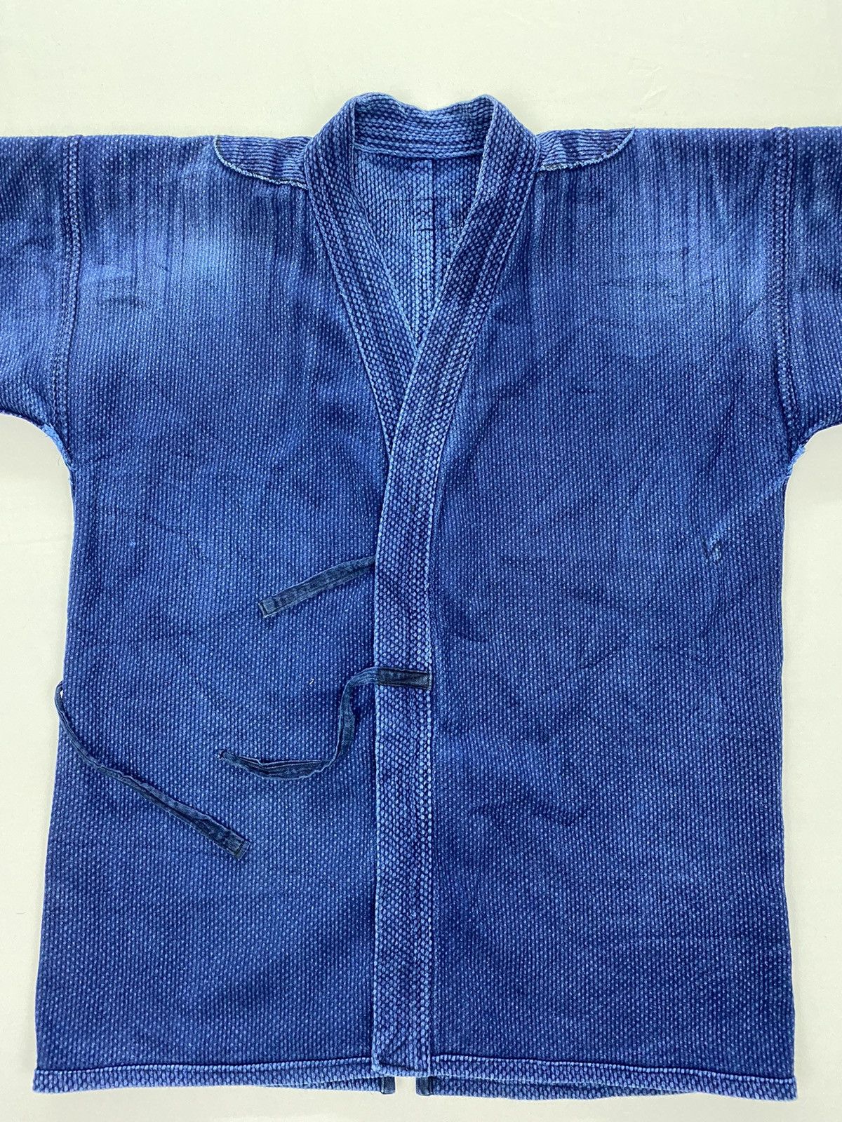 Indigo × Japanese Brand Fumitake Co. Japanese Seasoned Indigo Kimono Size US M / EU 48-50 / 2 - 9 Thumbnail