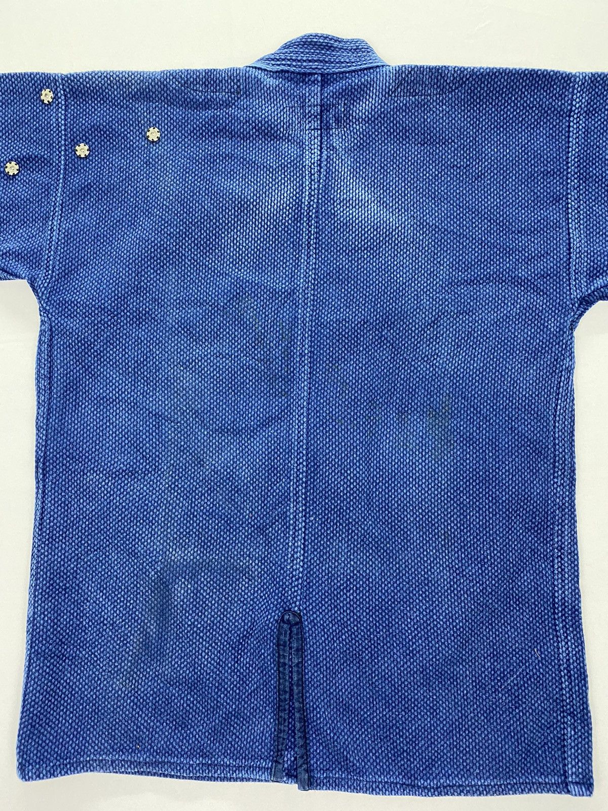 Indigo × Japanese Brand Fumitake Co. Japanese Seasoned Indigo Kimono Size US M / EU 48-50 / 2 - 4 Thumbnail