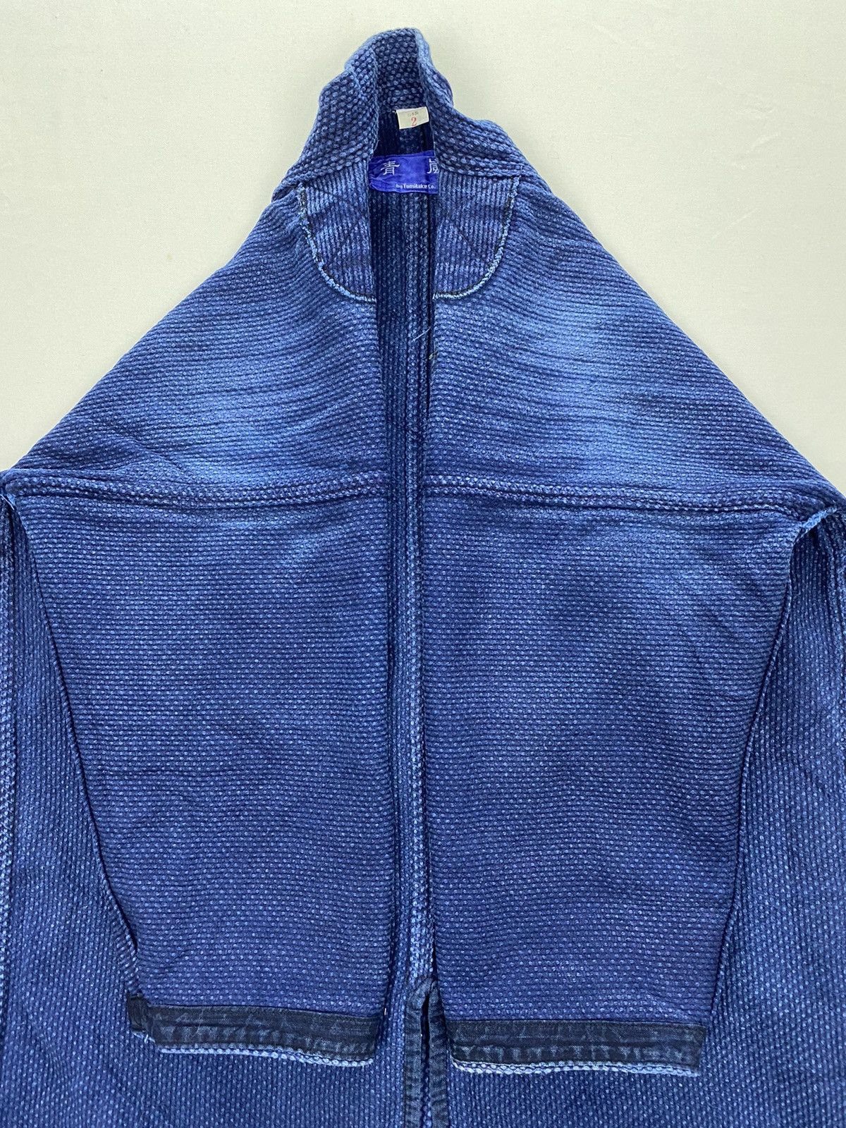 Indigo × Japanese Brand Fumitake Co. Japanese Seasoned Indigo Kimono Size US M / EU 48-50 / 2 - 12 Thumbnail