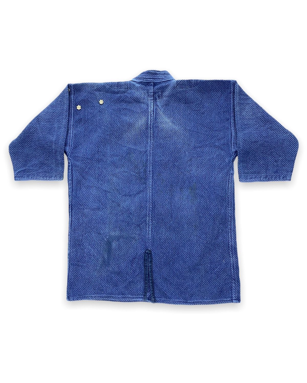 Indigo × Japanese Brand Fumitake Co. Japanese Seasoned Indigo Kimono Size US M / EU 48-50 / 2 - 2 Thumbnail