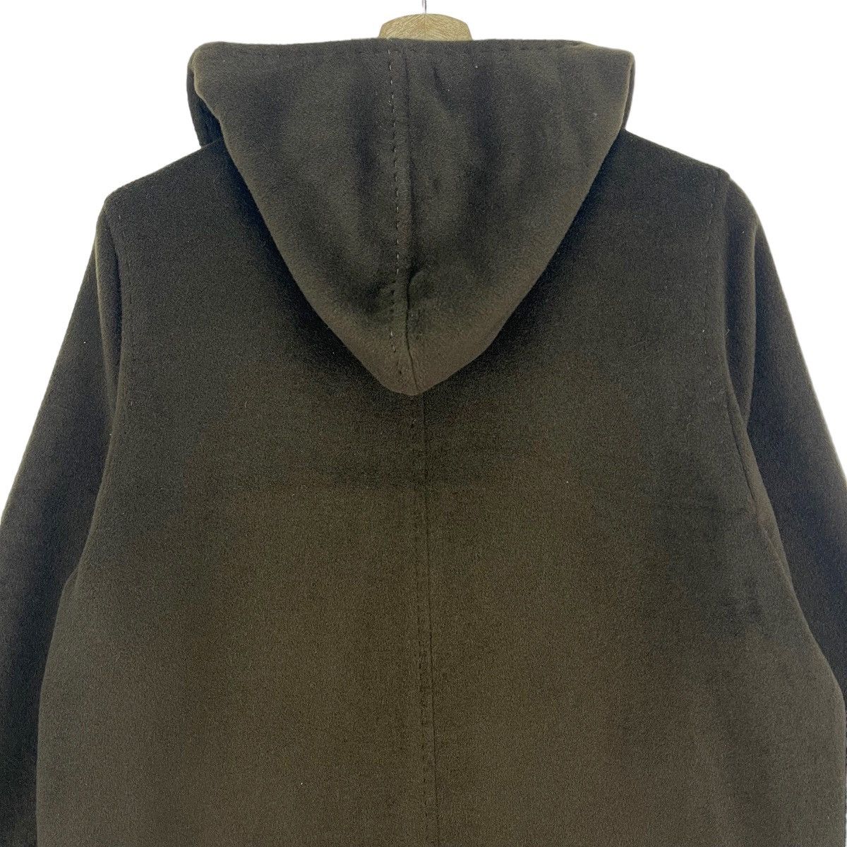 Max Mara Max Mara Wool Cashmere Hoodie Overcoat Size M / US 6-8 / IT 42-44 - 7 Thumbnail