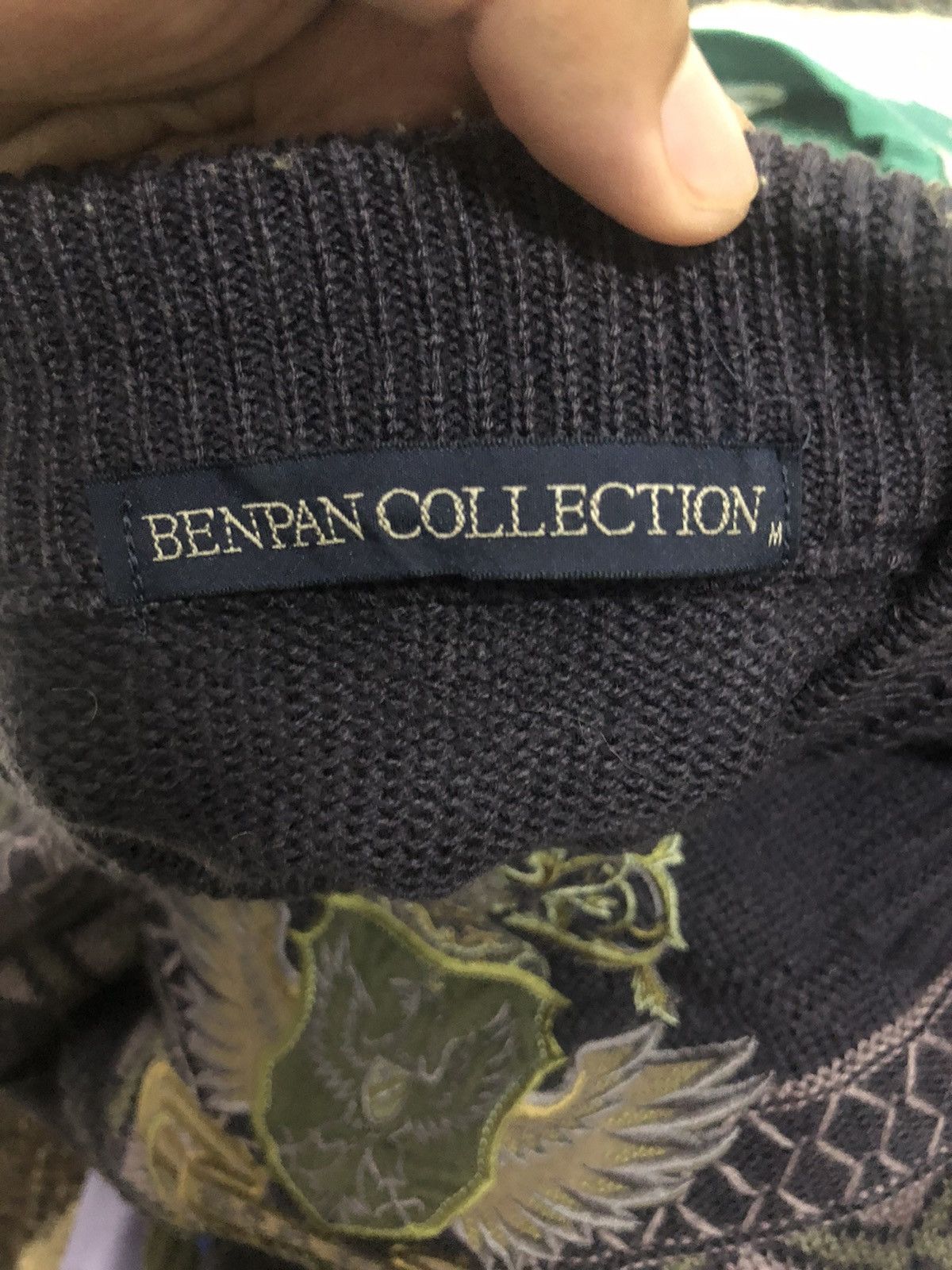 Aran Isles Knitwear Vtg Benpan Collection Embroidery Big Logo Knitwear Sweater Size US L / EU 52-54 / 3 - 9 Thumbnail