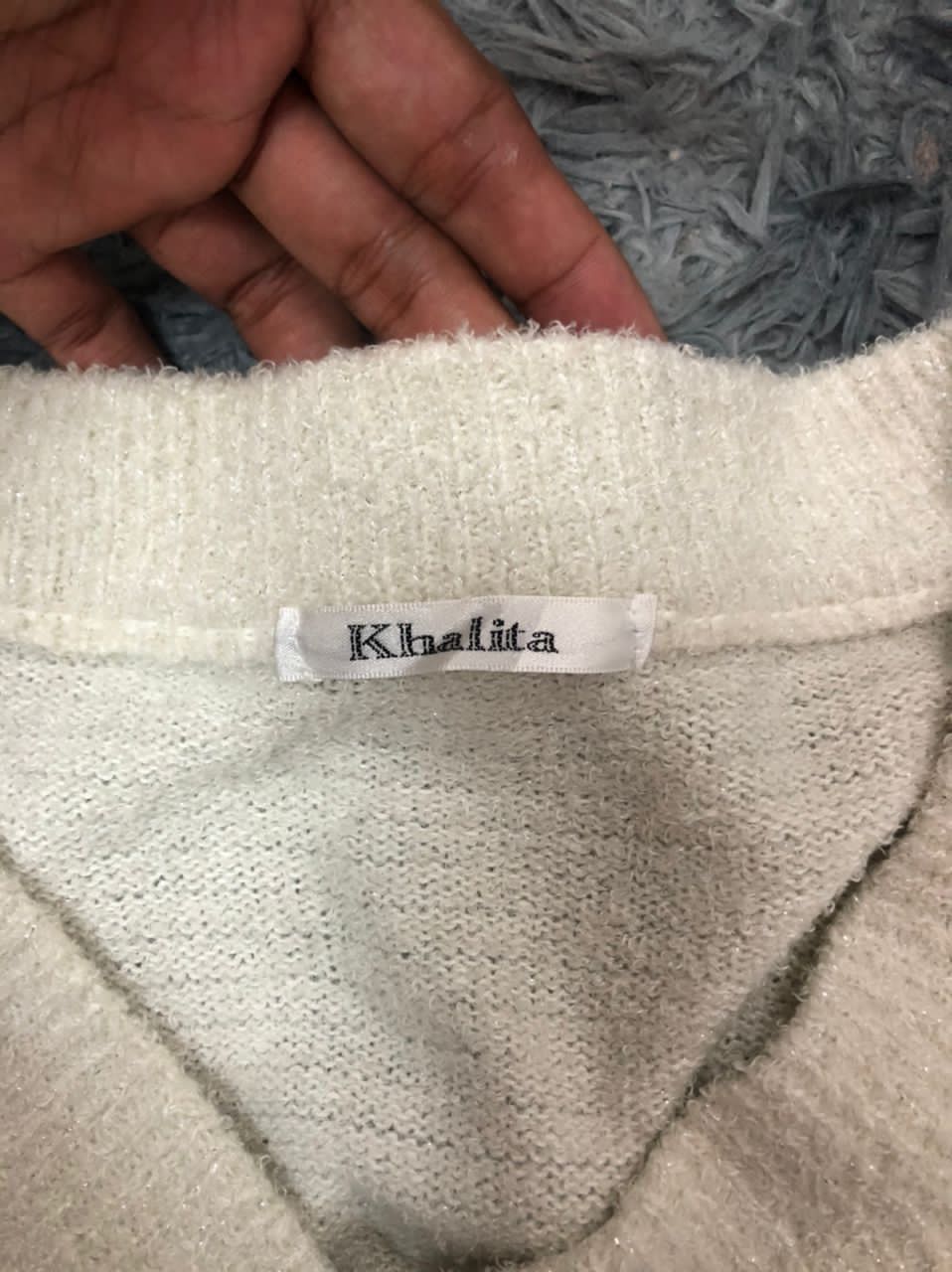 Aran Isles Knitwear Vintage Khalita Shag Shaggy Fur Knitwear Knitsweater Size US XS / EU 42 / 0 - 9 Thumbnail