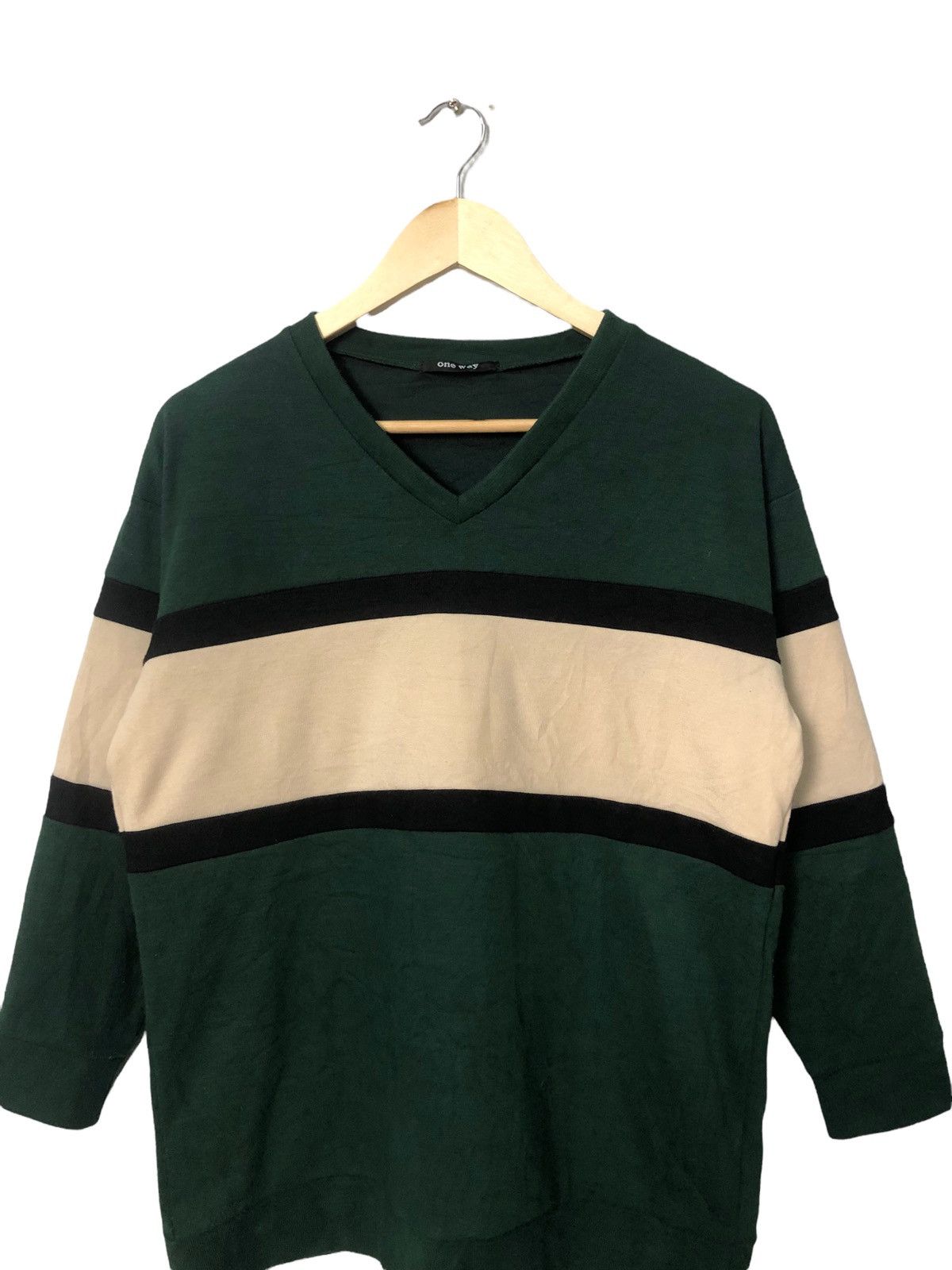 Aran Isles Knitwear × Homespun Knitwear Vintage One Way V Neck Knitwear Sweater Jumper Size US M / EU 48-50 / 2 - 4 Thumbnail