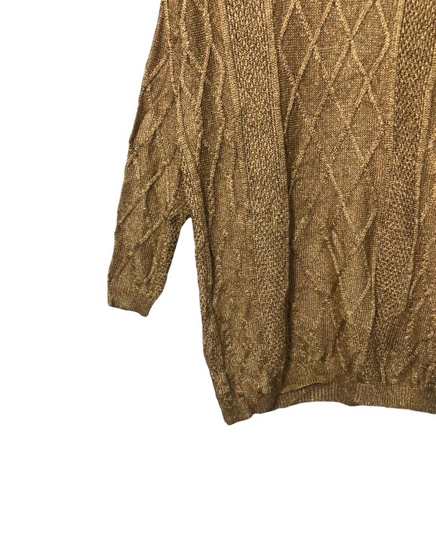 Aran Isles Knitwear Vintage Betty Goodman Turtle Neck Knitwear Sweater Jumper Size US M / EU 48-50 / 2 - 3 Thumbnail