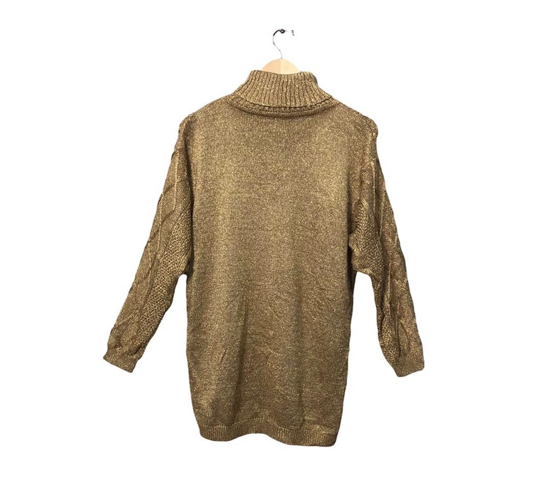 Aran Isles Knitwear Vintage Betty Goodman Turtle Neck Knitwear Sweater Jumper Size US M / EU 48-50 / 2 - 5 Thumbnail