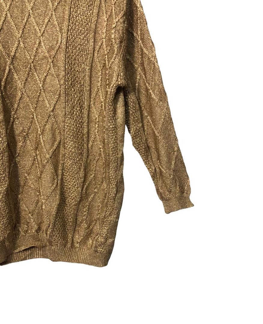 Aran Isles Knitwear Vintage Betty Goodman Turtle Neck Knitwear Sweater Jumper Size US M / EU 48-50 / 2 - 2 Thumbnail