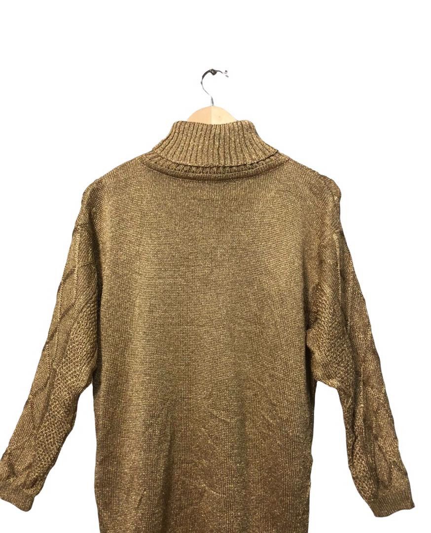 Aran Isles Knitwear Vintage Betty Goodman Turtle Neck Knitwear Sweater Jumper Size US M / EU 48-50 / 2 - 8 Thumbnail