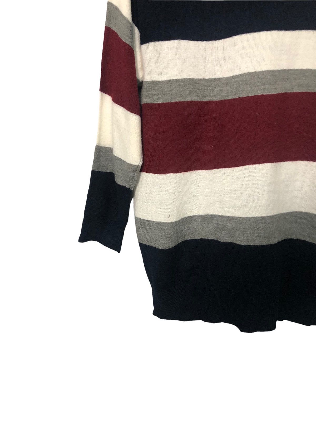 Aran Isles Knitwear Vintage Ingni Striped Crewneck Knitwear Sweater Jumper Size US L / EU 52-54 / 3 - 7 Thumbnail