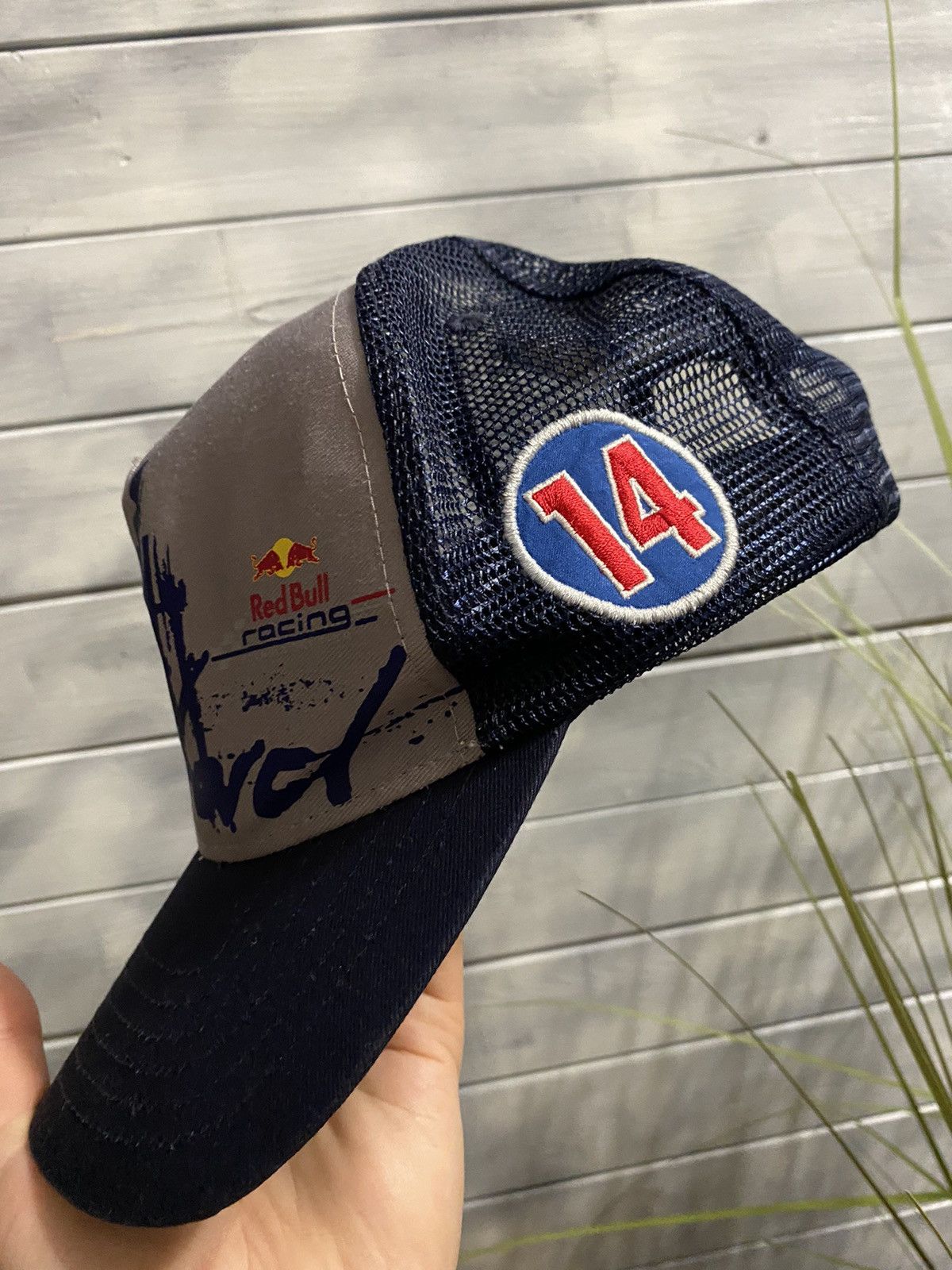Red Bull Rare Mush Cap Red Bull Racing 14 Y2K. Size ONE SIZE - 5 Thumbnail
