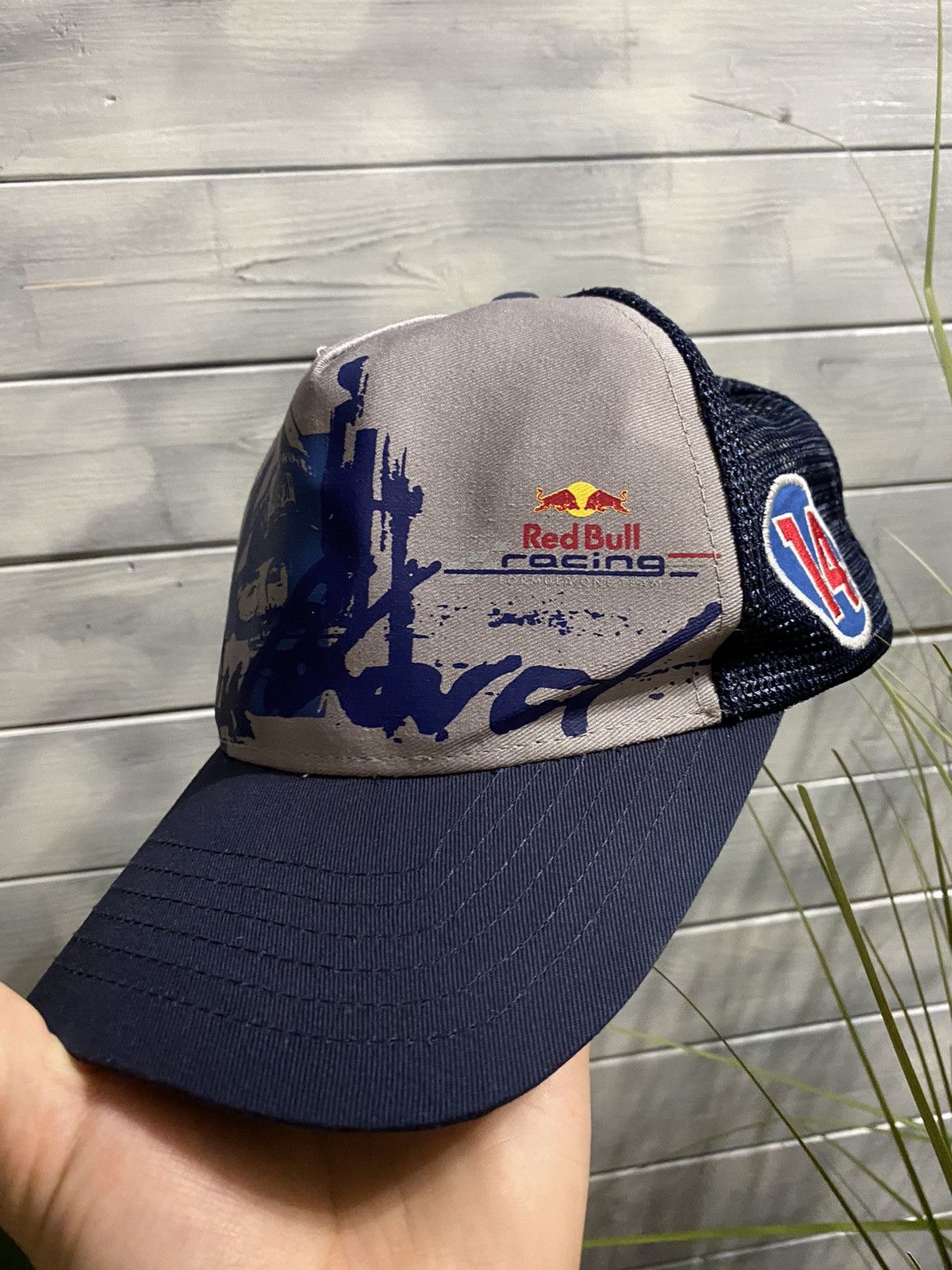Red Bull Rare Mush Cap Red Bull Racing 14 Y2K. Size ONE SIZE - 4 Thumbnail