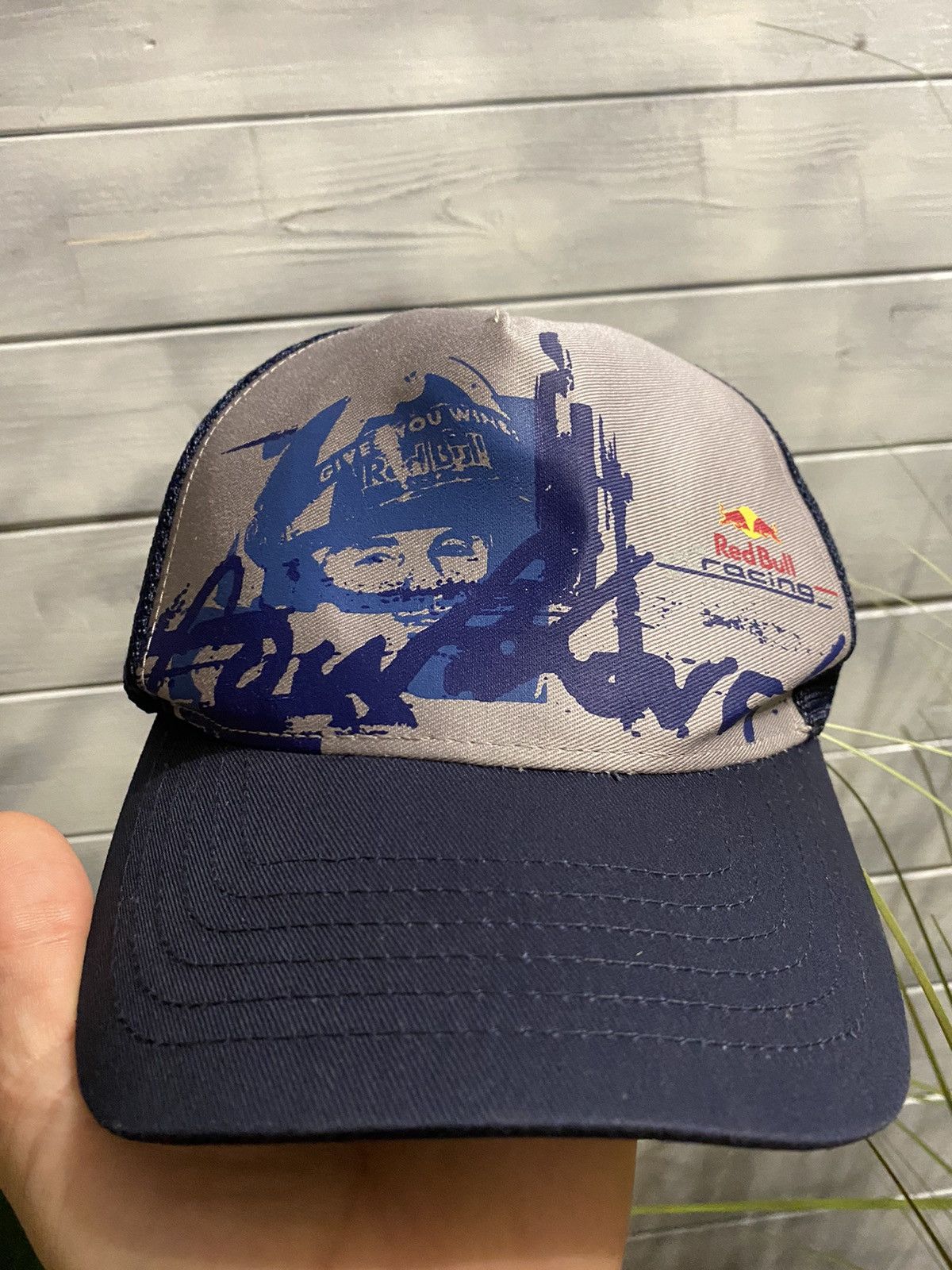 Red Bull Rare Mush Cap Red Bull Racing 14 Y2K. Size ONE SIZE - 2 Thumbnail