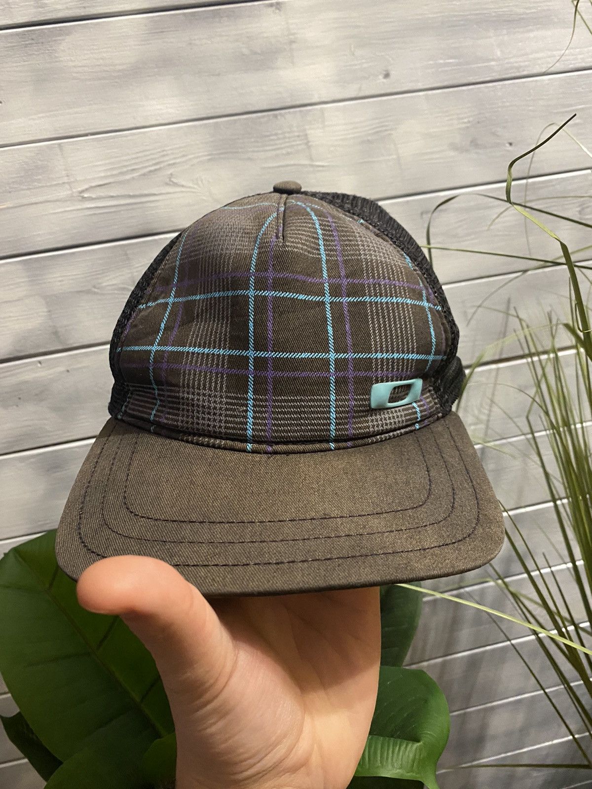 Japanese Brand Thrashed Oakley hat. Y2K Size ONE SIZE - 2 Thumbnail