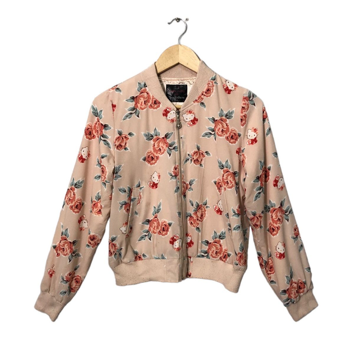 Cartoon Network Vintage Hello Kitty Sorridere Full Print Zipper Ups Jacket Size S / US 4 / IT 40 - 1 Thumbnail